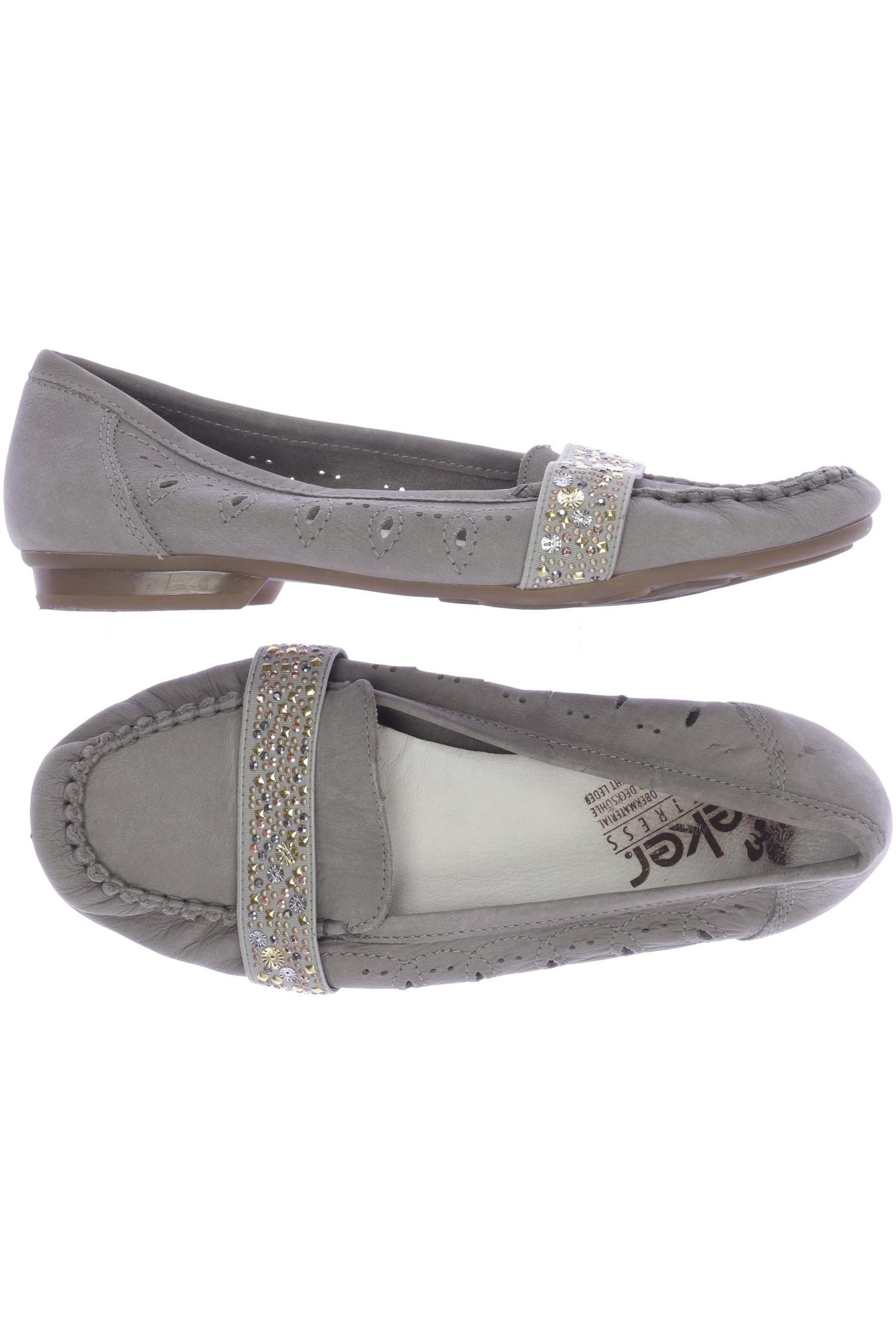 

Rieker Damen Halbschuh, grau, Gr. 39