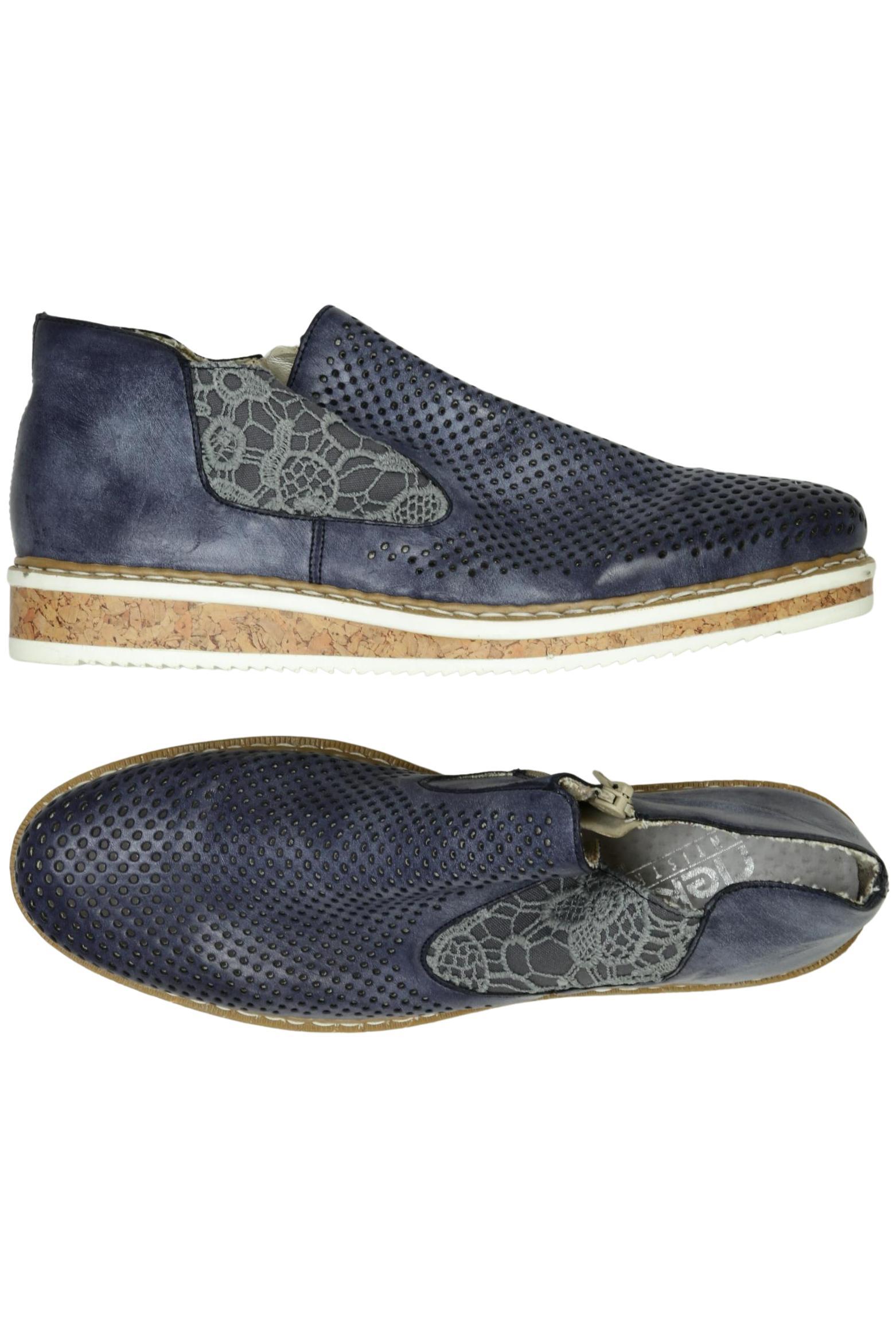 

Rieker Damen Halbschuh, blau, Gr. 40