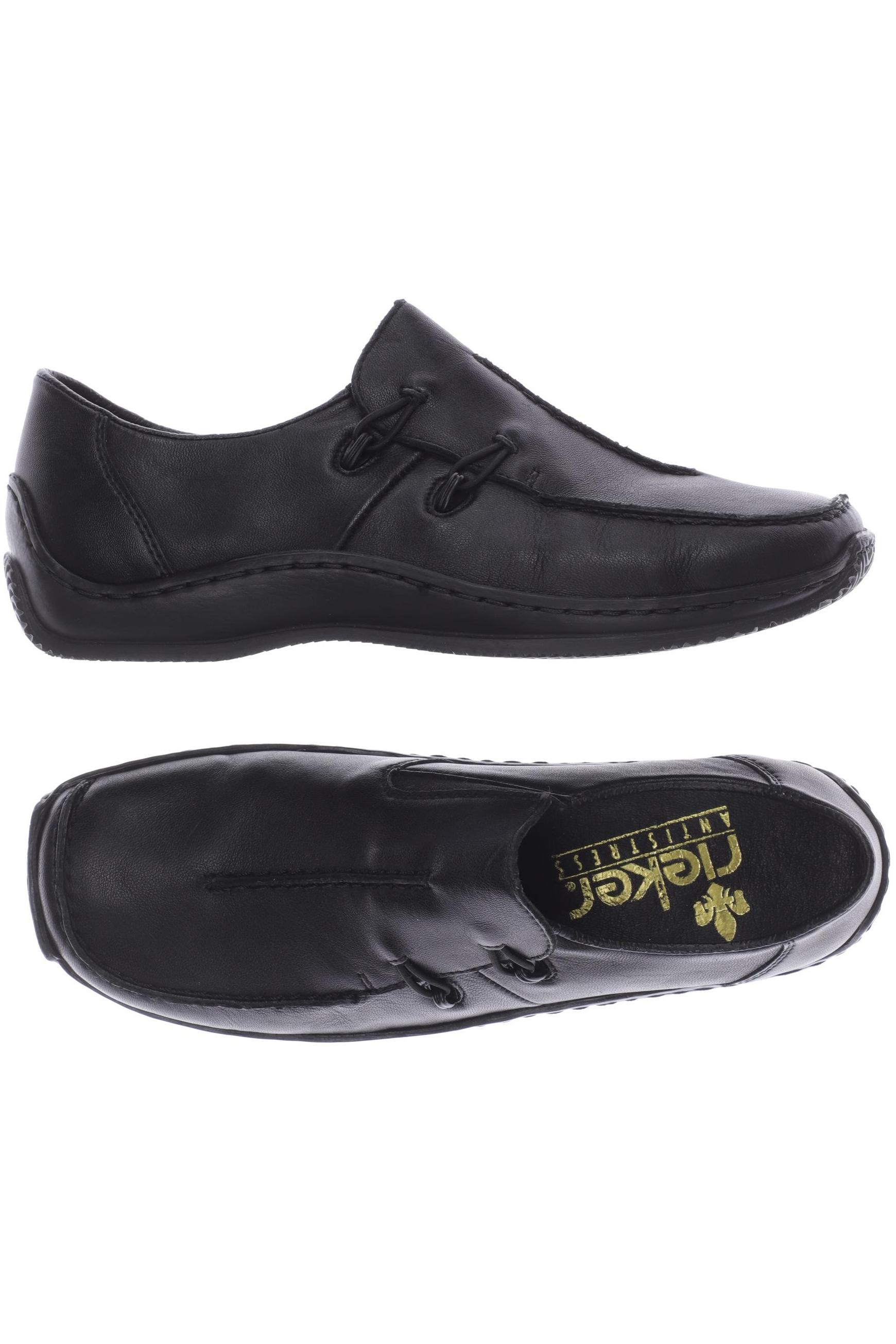 

Rieker Damen Halbschuh, schwarz, Gr. 36