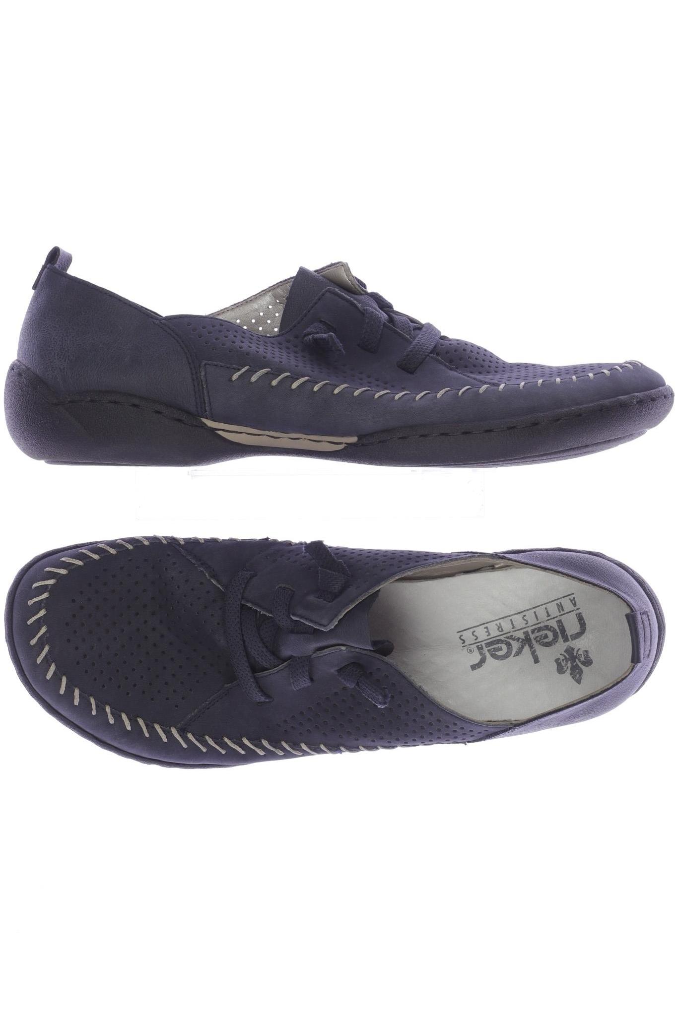 

Rieker Damen Halbschuh, blau, Gr. 41