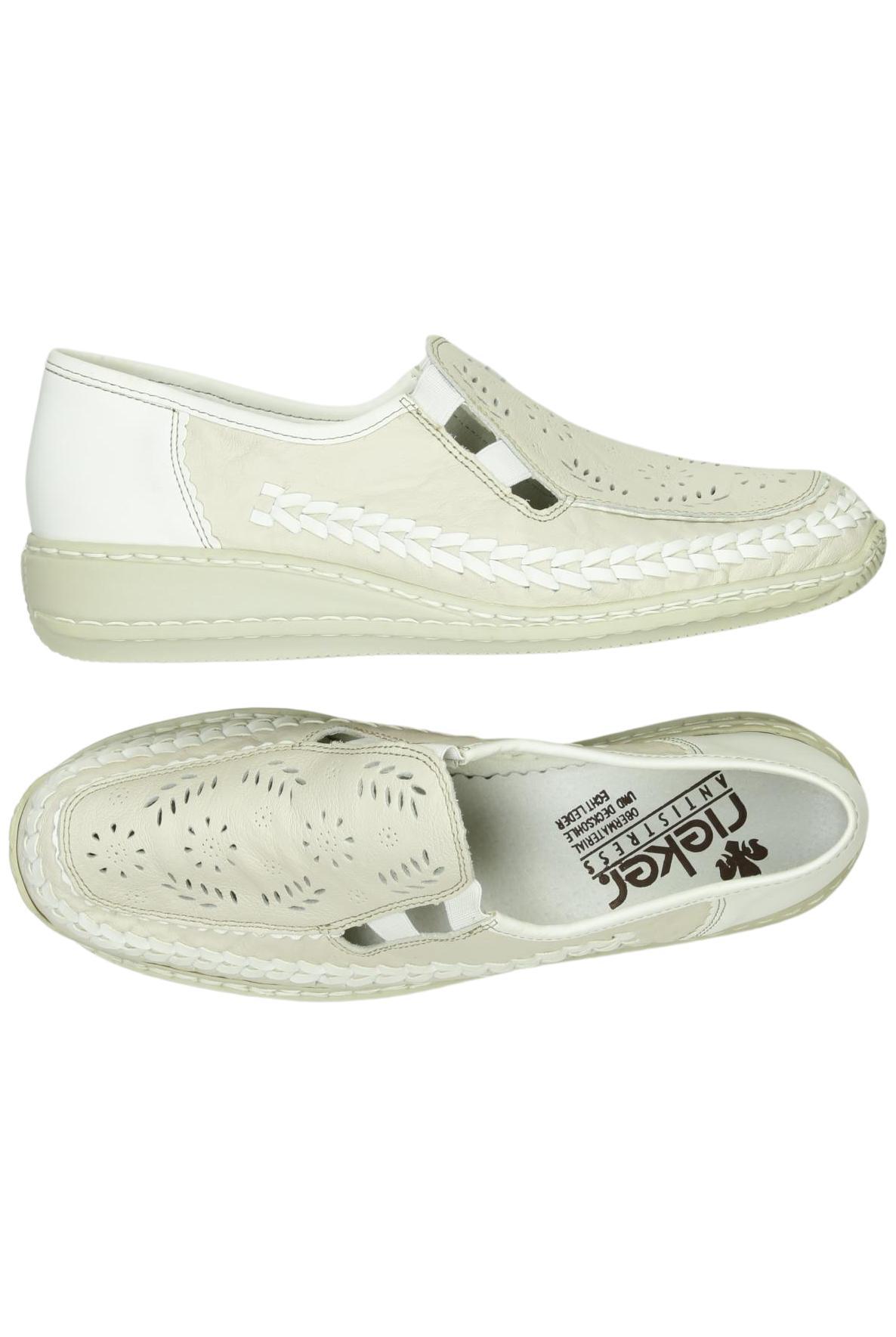 

Rieker Damen Halbschuh, cremeweiß, Gr. 40