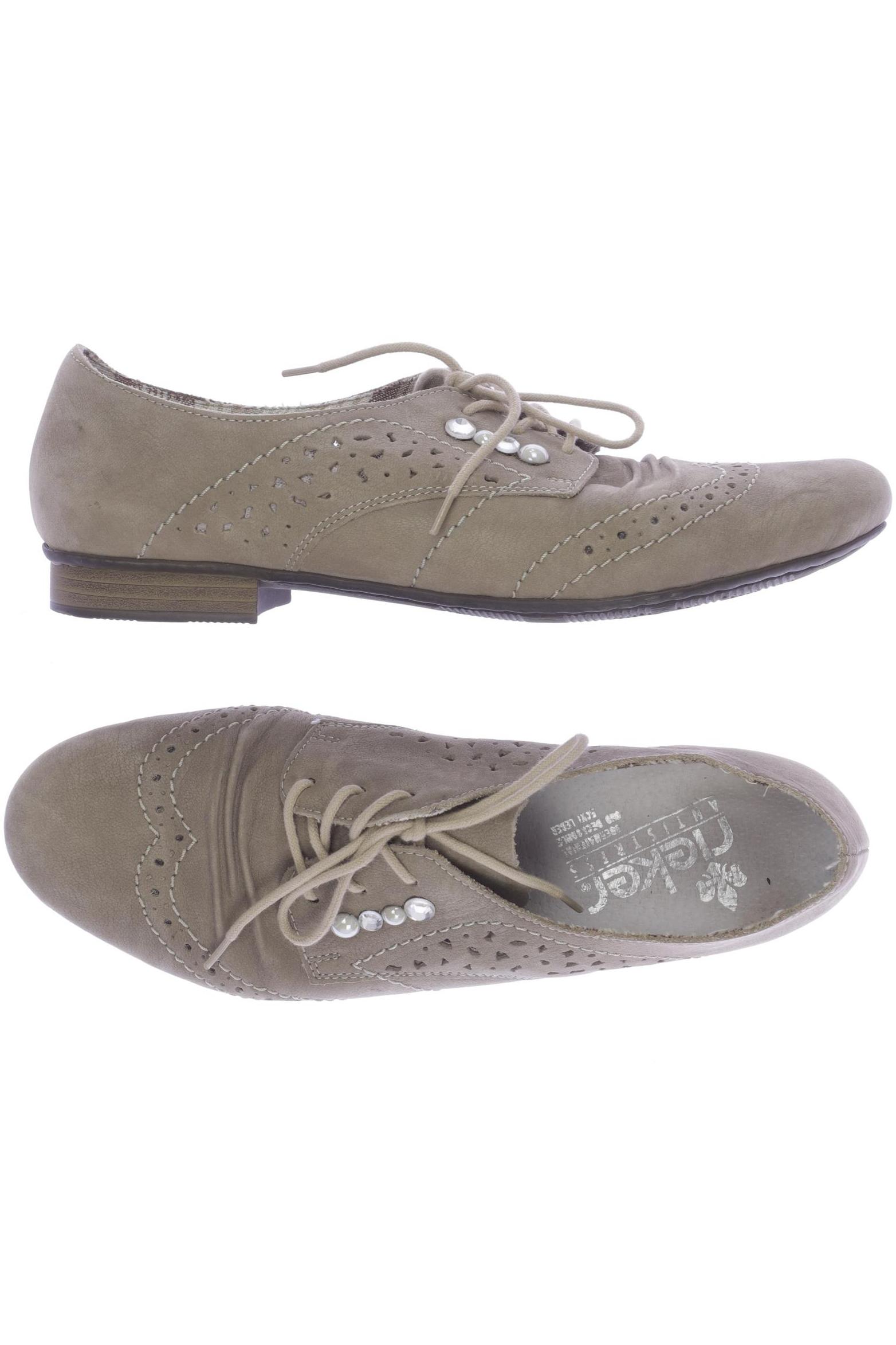 

Rieker Damen Halbschuh, beige, Gr. 41