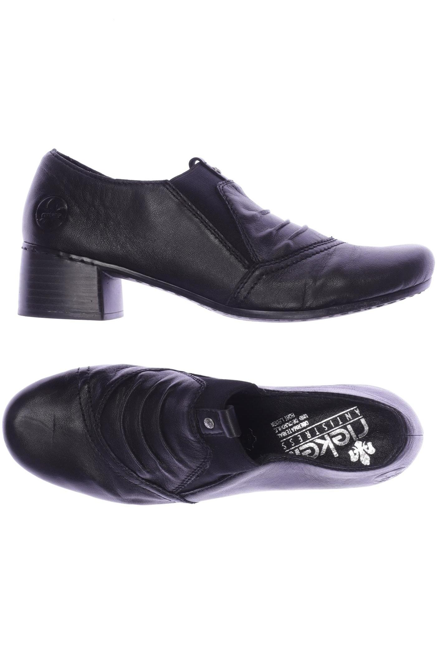 

Rieker Damen Halbschuh, schwarz, Gr. 39