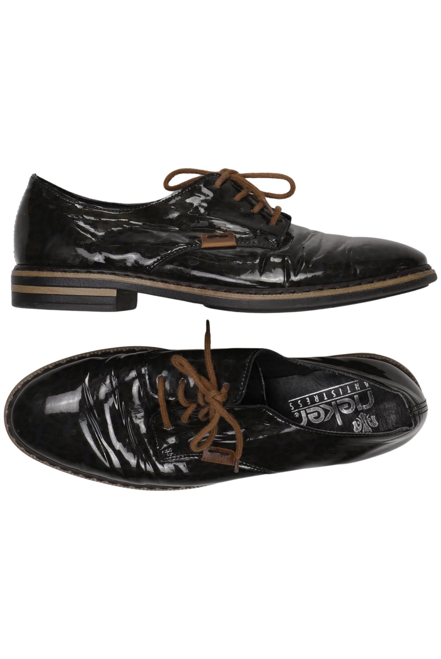 

Rieker Damen Halbschuh, schwarz, Gr. 39