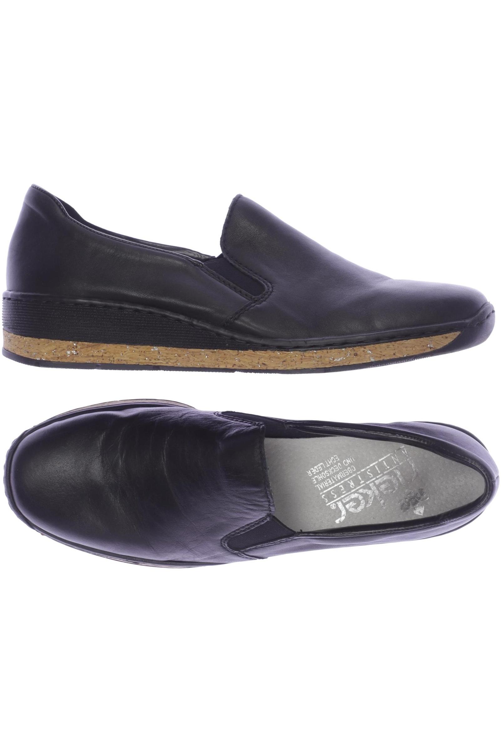 

Rieker Damen Halbschuh, schwarz, Gr. 40