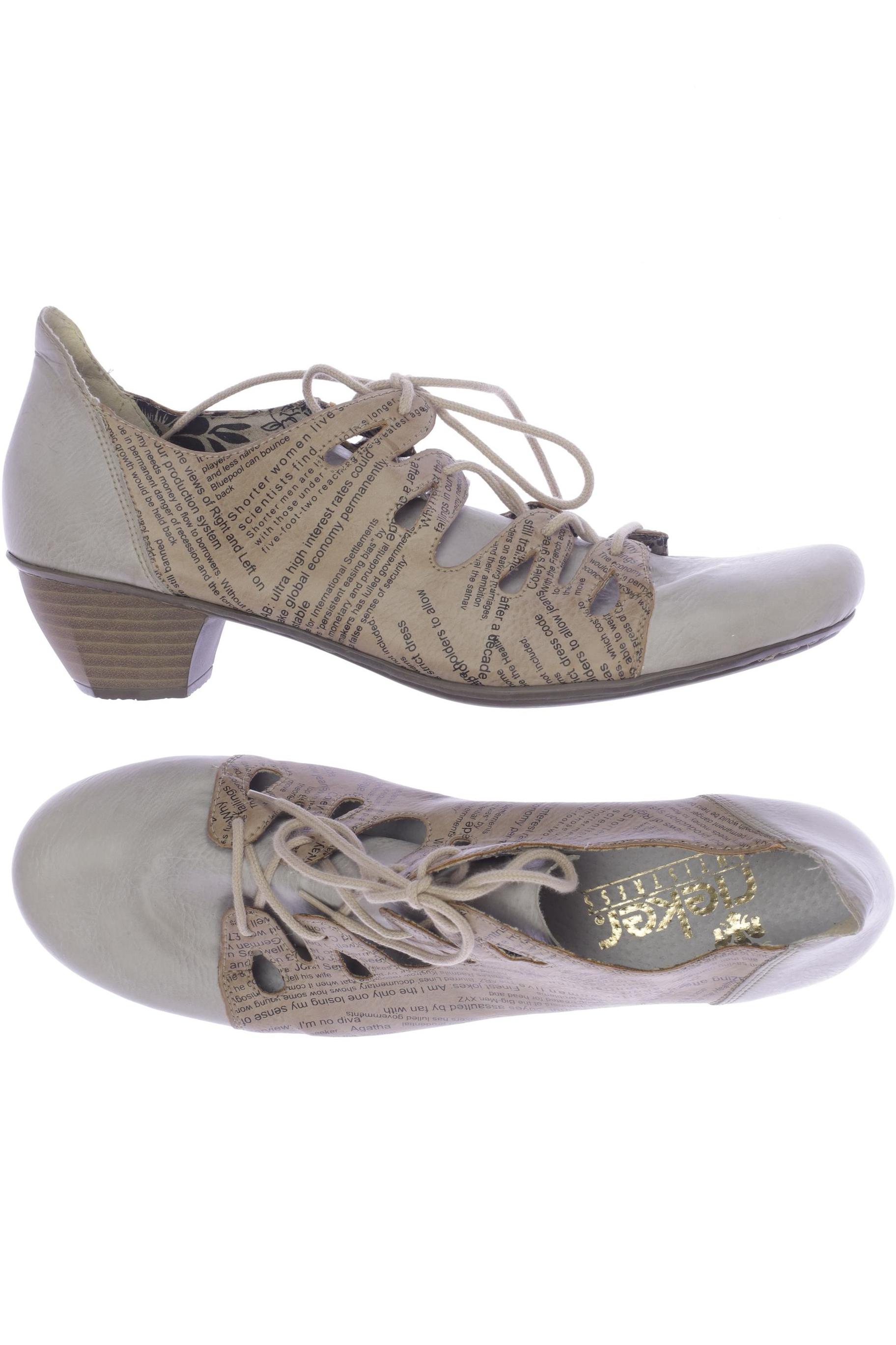 

Rieker Damen Halbschuh, beige, Gr. 41