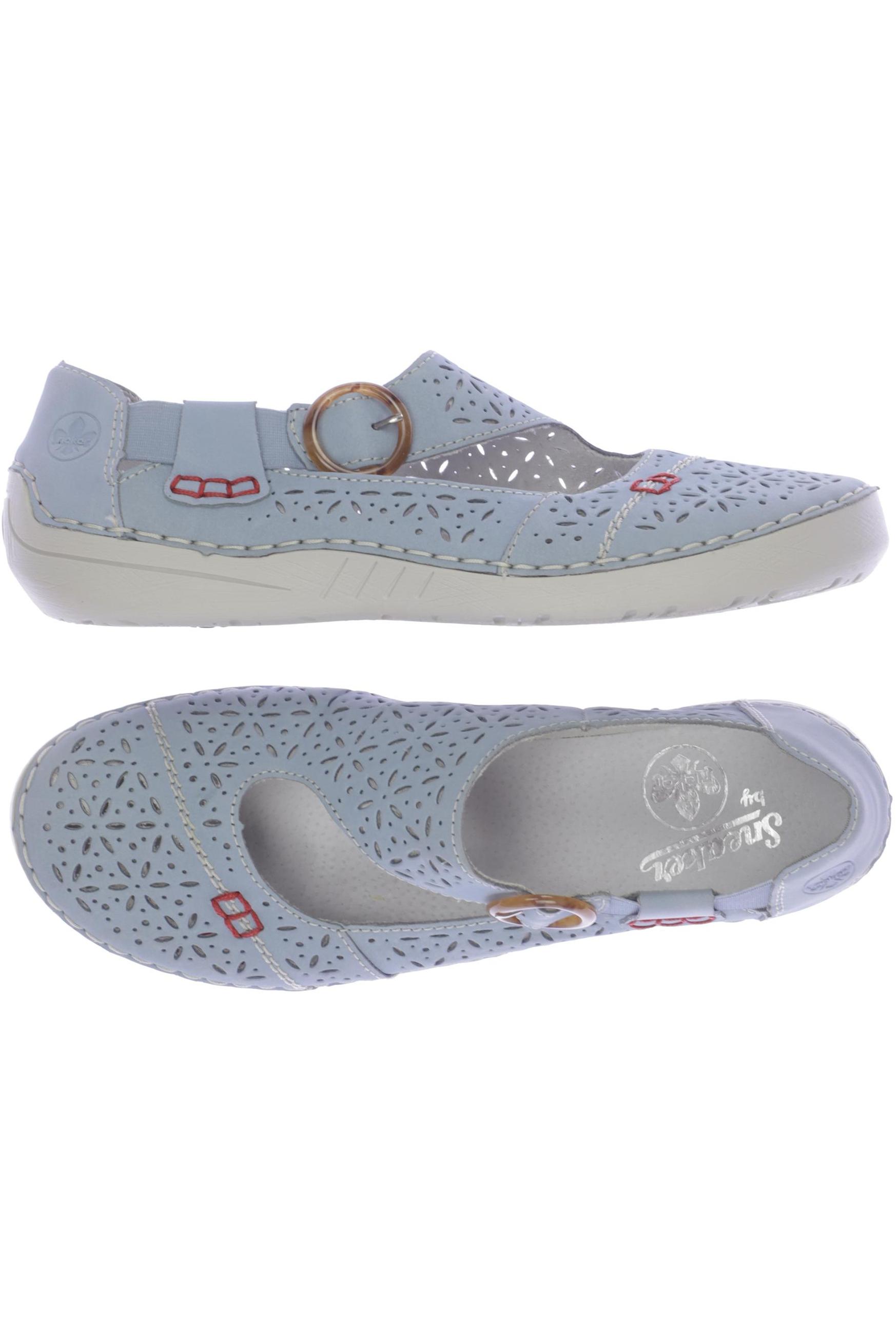 

Rieker Damen Halbschuh, hellblau