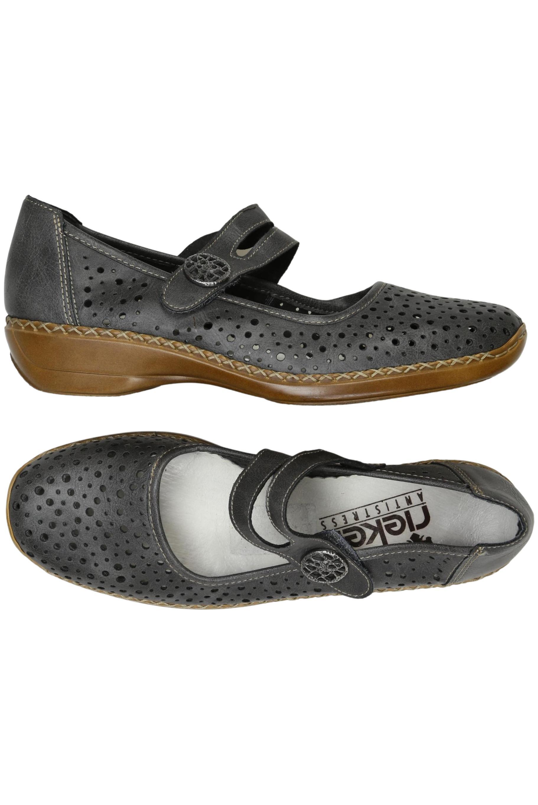 

Rieker Damen Halbschuh, grau, Gr. 38