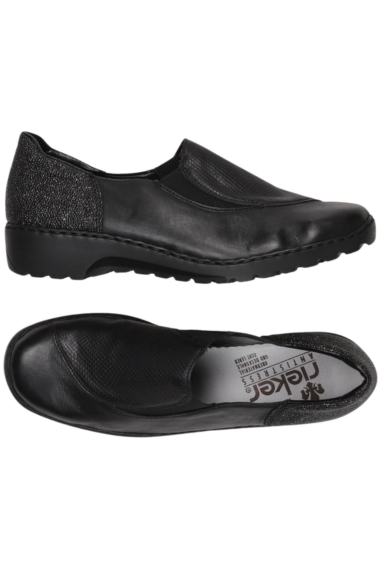 

Rieker Damen Halbschuh, schwarz, Gr. 39