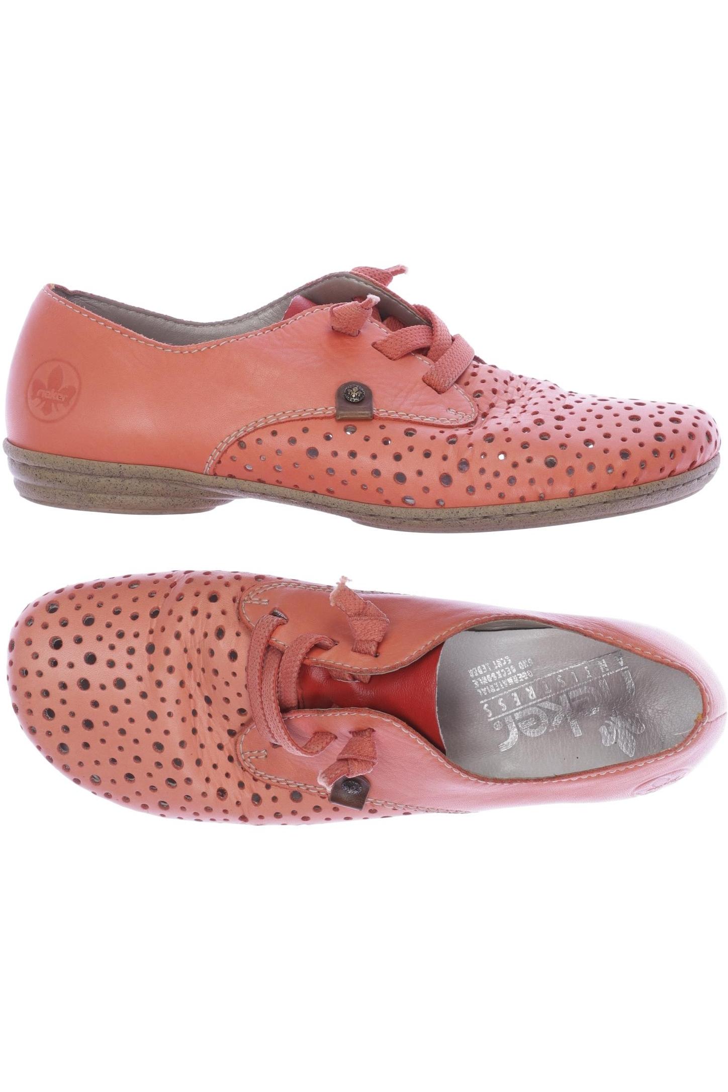 

Rieker Damen Halbschuh, rot, Gr. 38