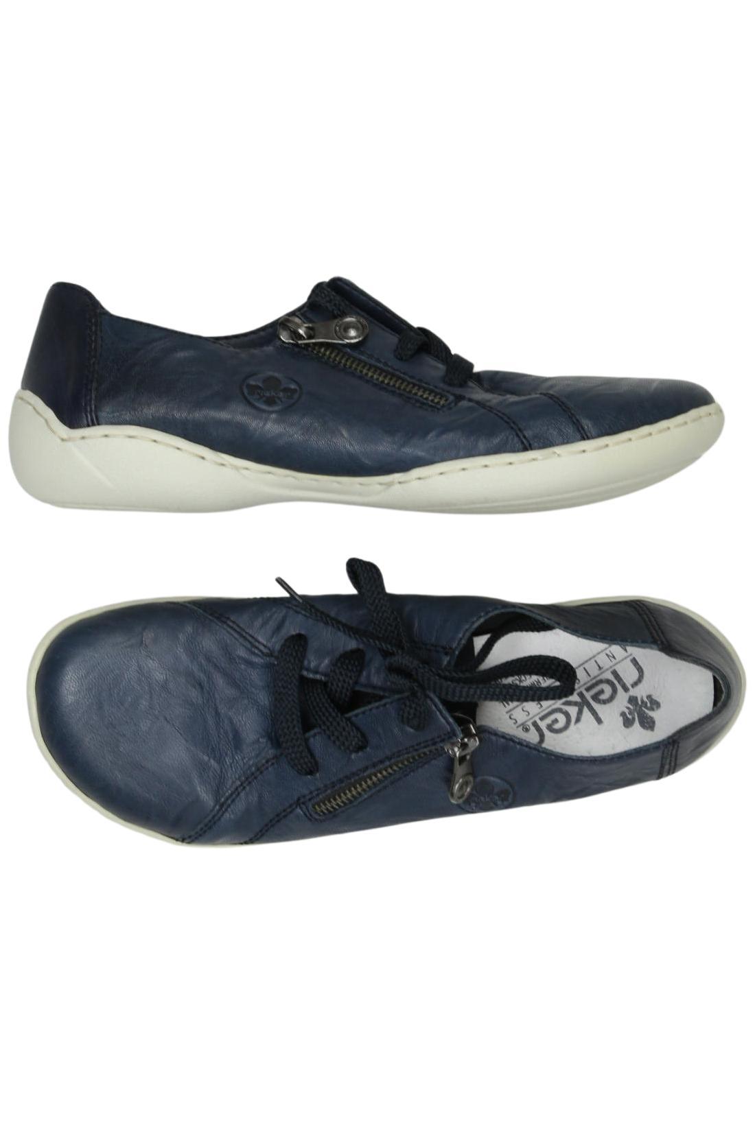 

Rieker Damen Halbschuh, blau, Gr. 40