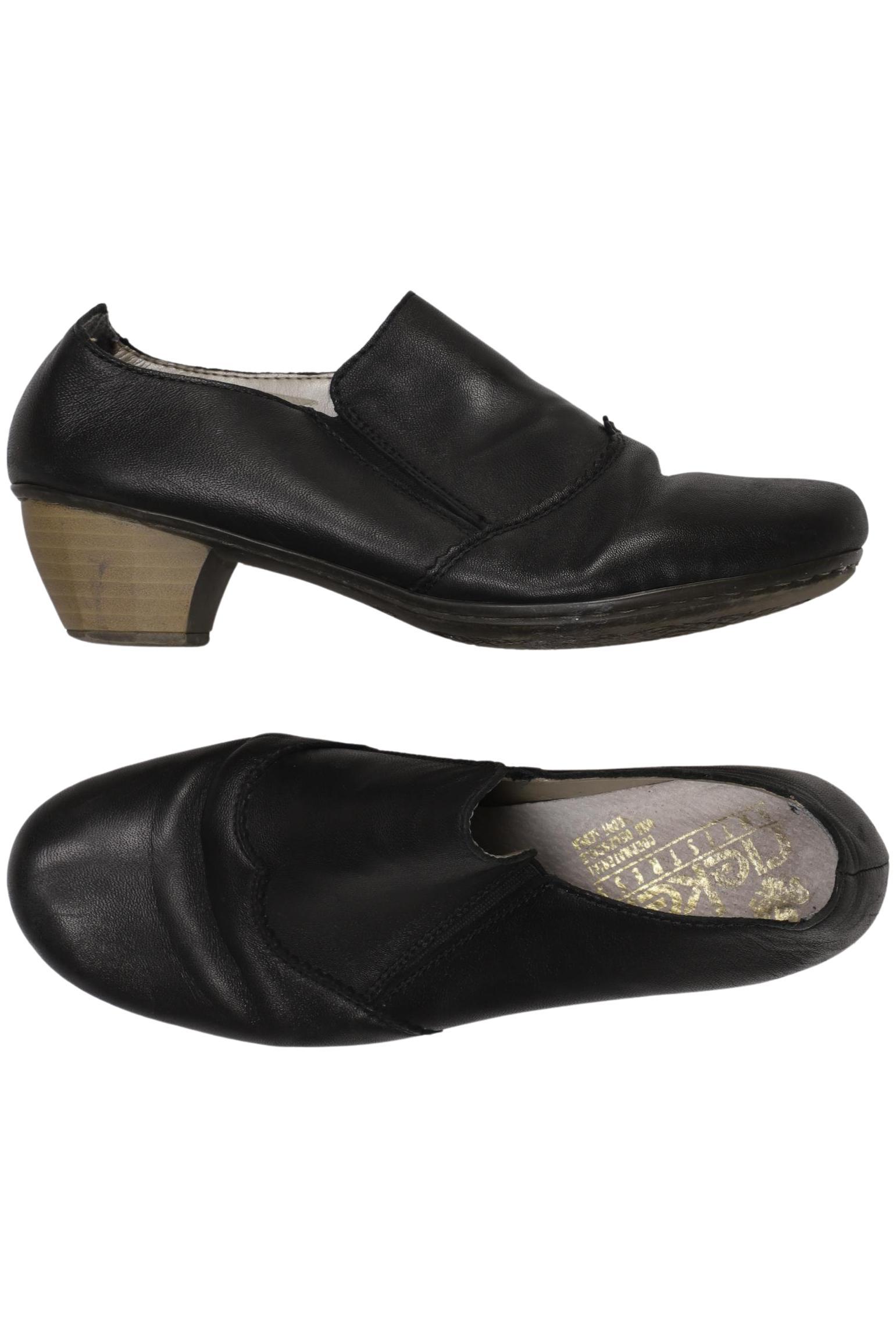 

Rieker Damen Halbschuh, schwarz, Gr. 37