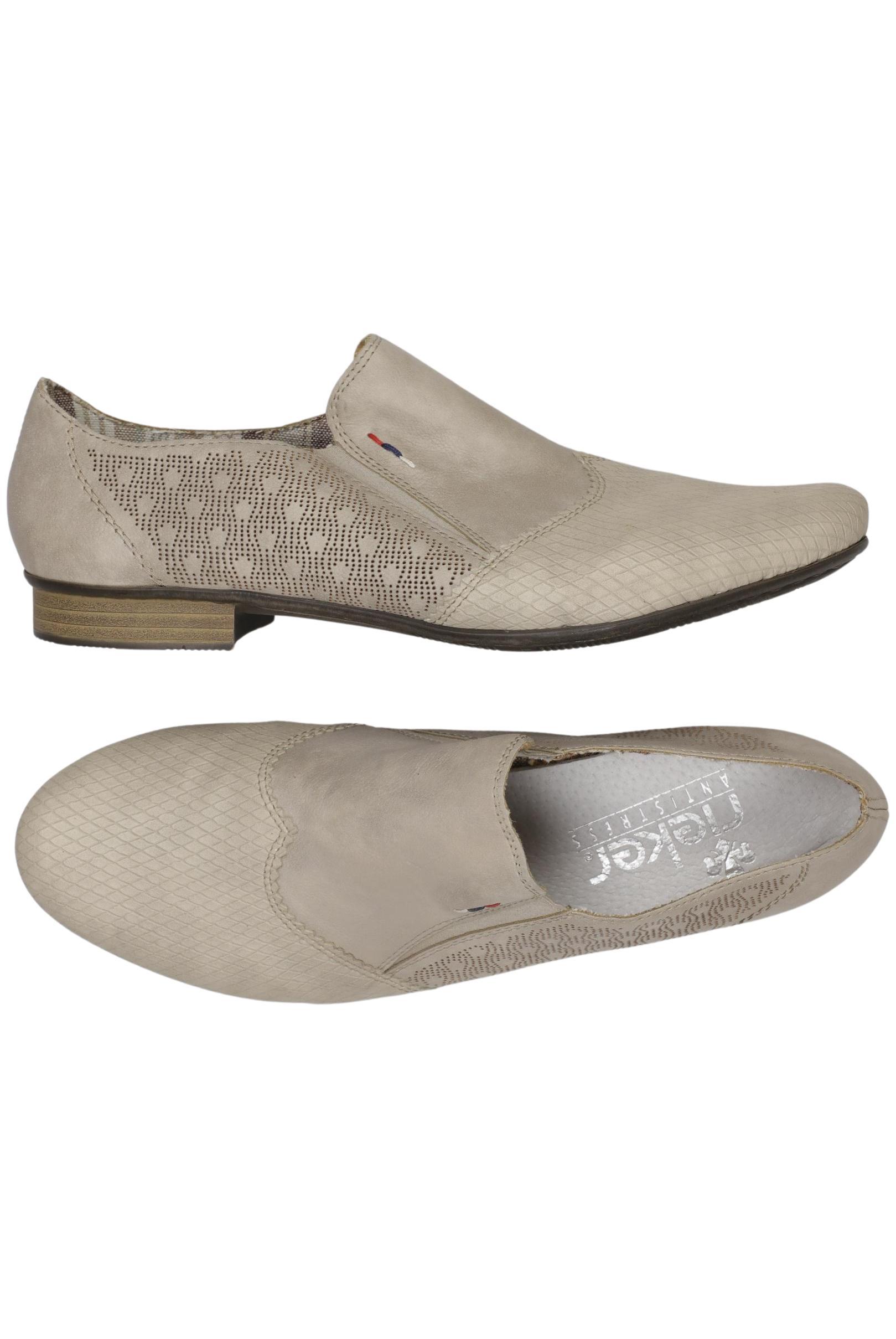 

Rieker Damen Halbschuh, beige, Gr. 40