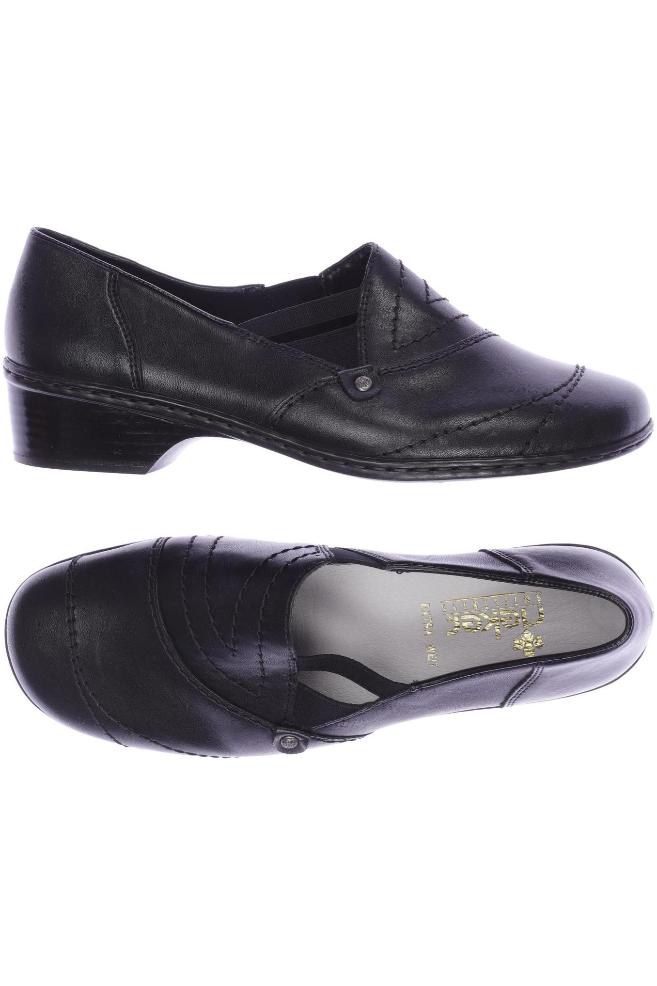 

Rieker Damen Halbschuh, schwarz, Gr. 38