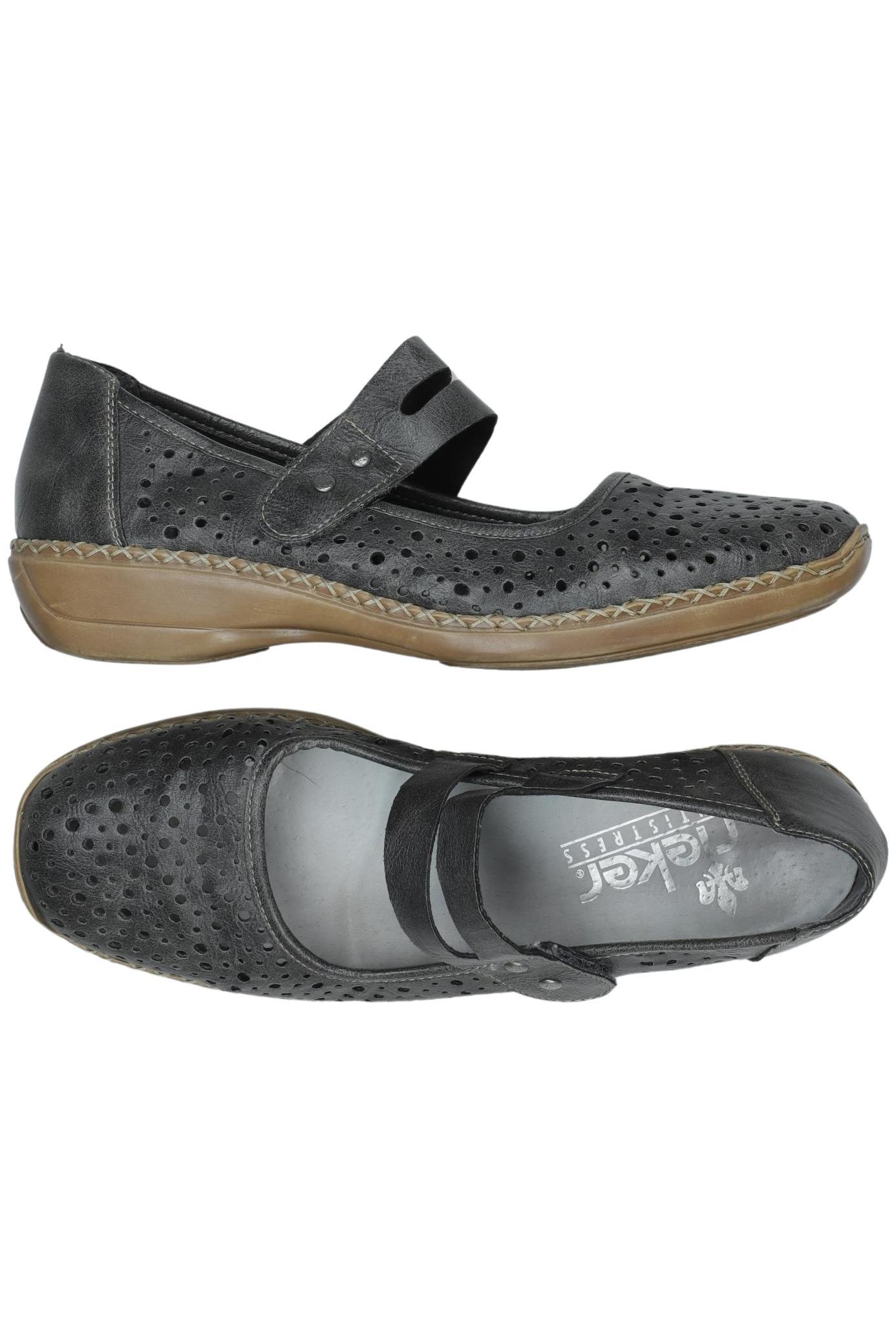 

Rieker Damen Halbschuh, grau, Gr. 40