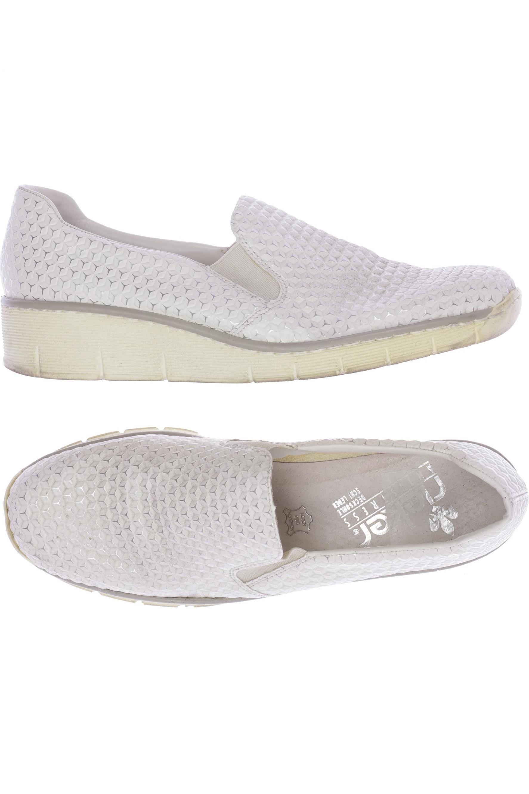 

Rieker Damen Halbschuh, weiß, Gr. 39