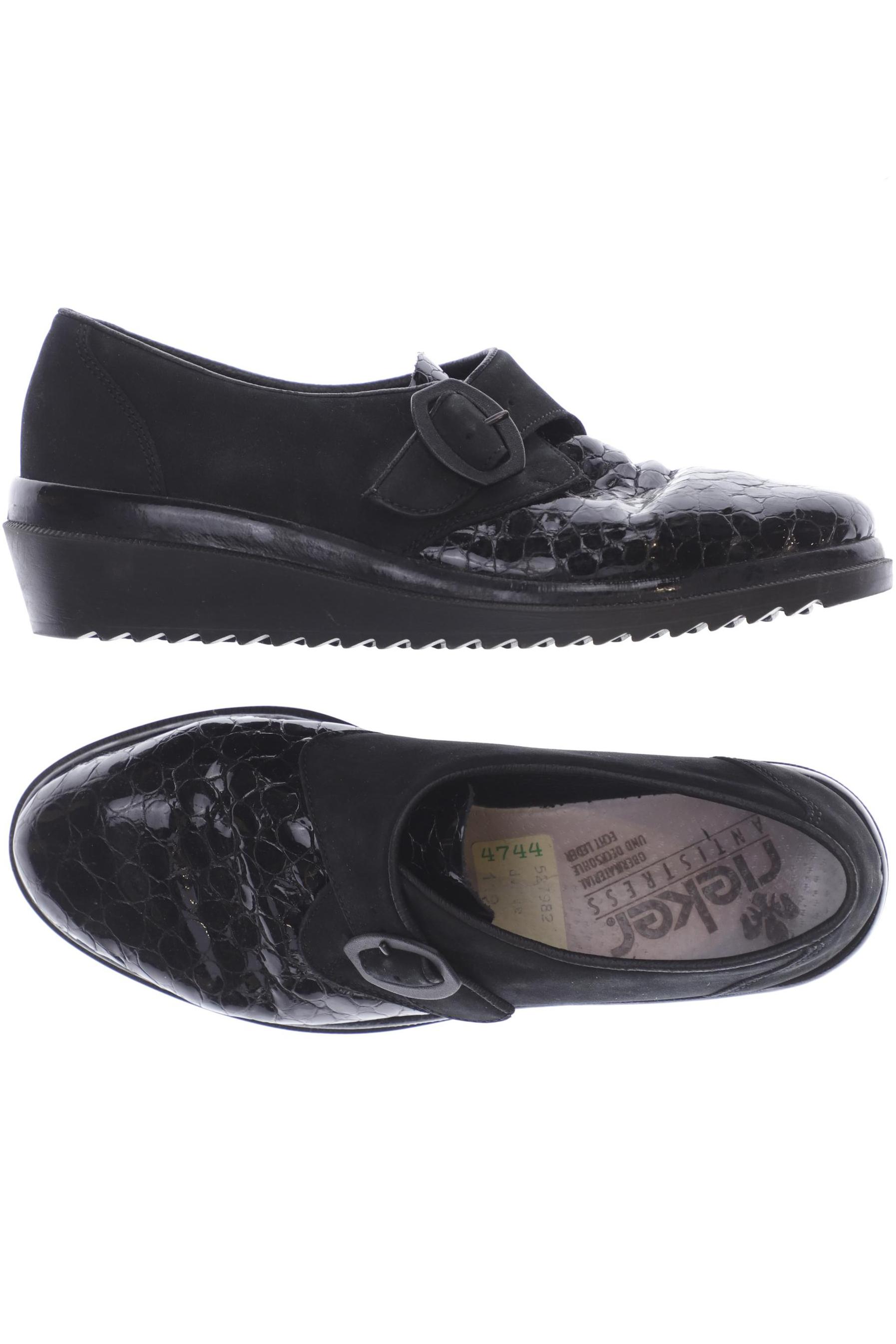 

Rieker Damen Halbschuh, schwarz, Gr. 3.5