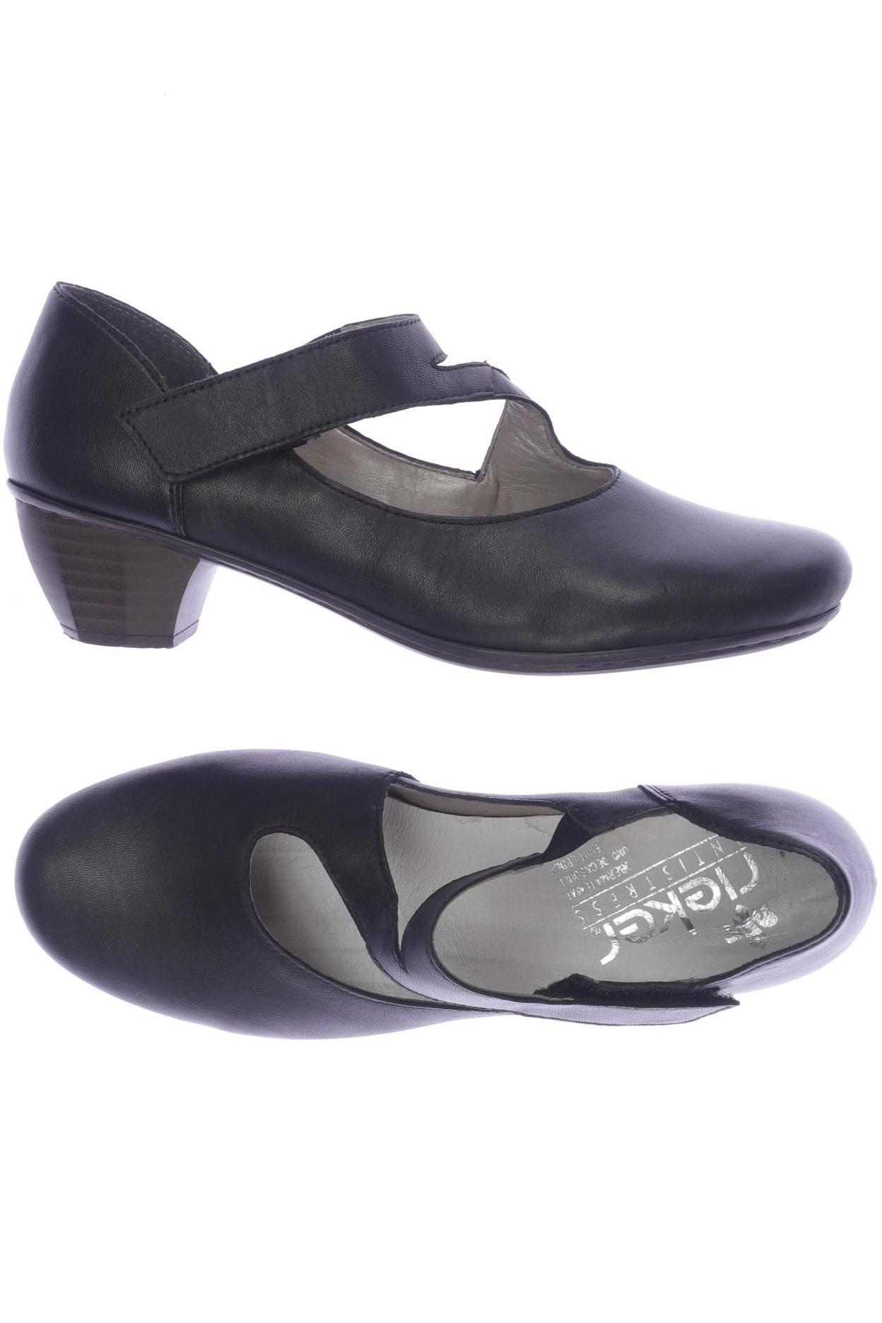 

Rieker Damen Halbschuh, schwarz, Gr. 37