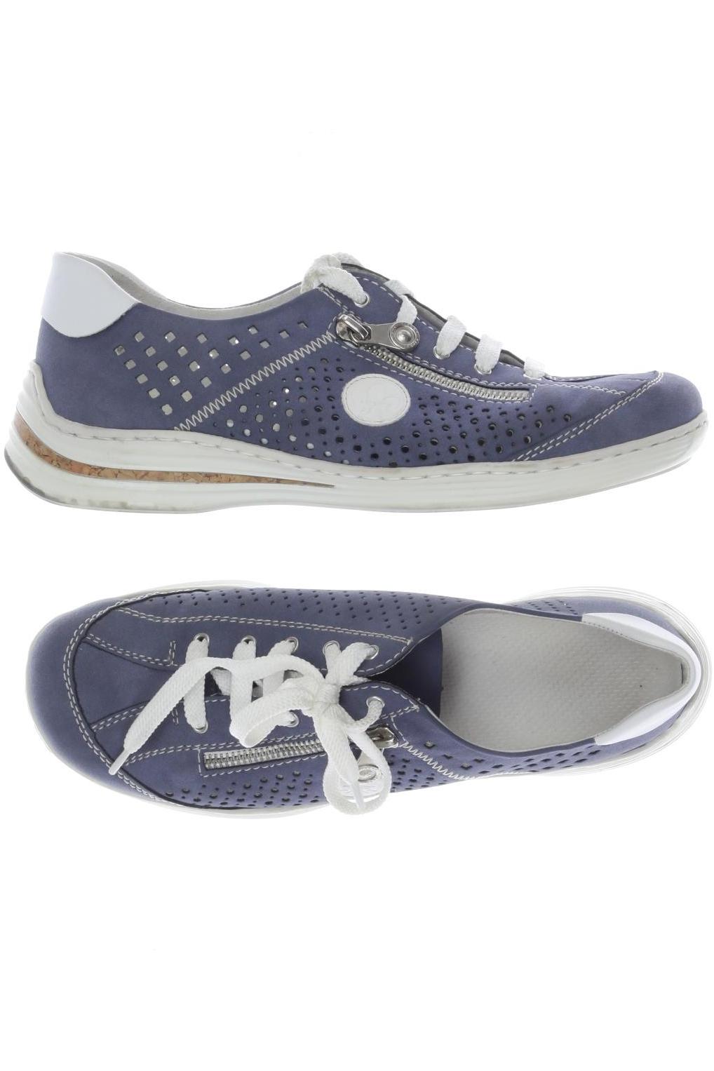

Rieker Damen Halbschuh, blau, Gr. 40
