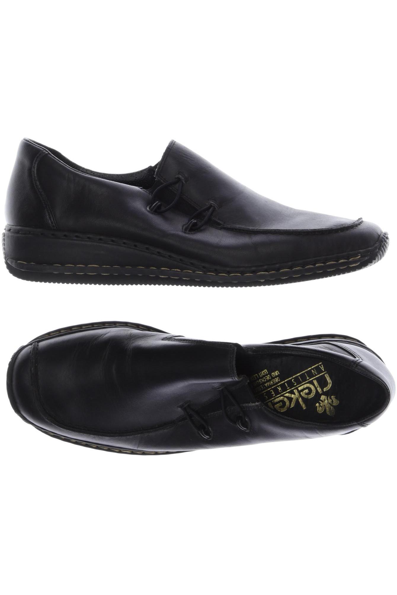 

Rieker Damen Halbschuh, schwarz, Gr. 40