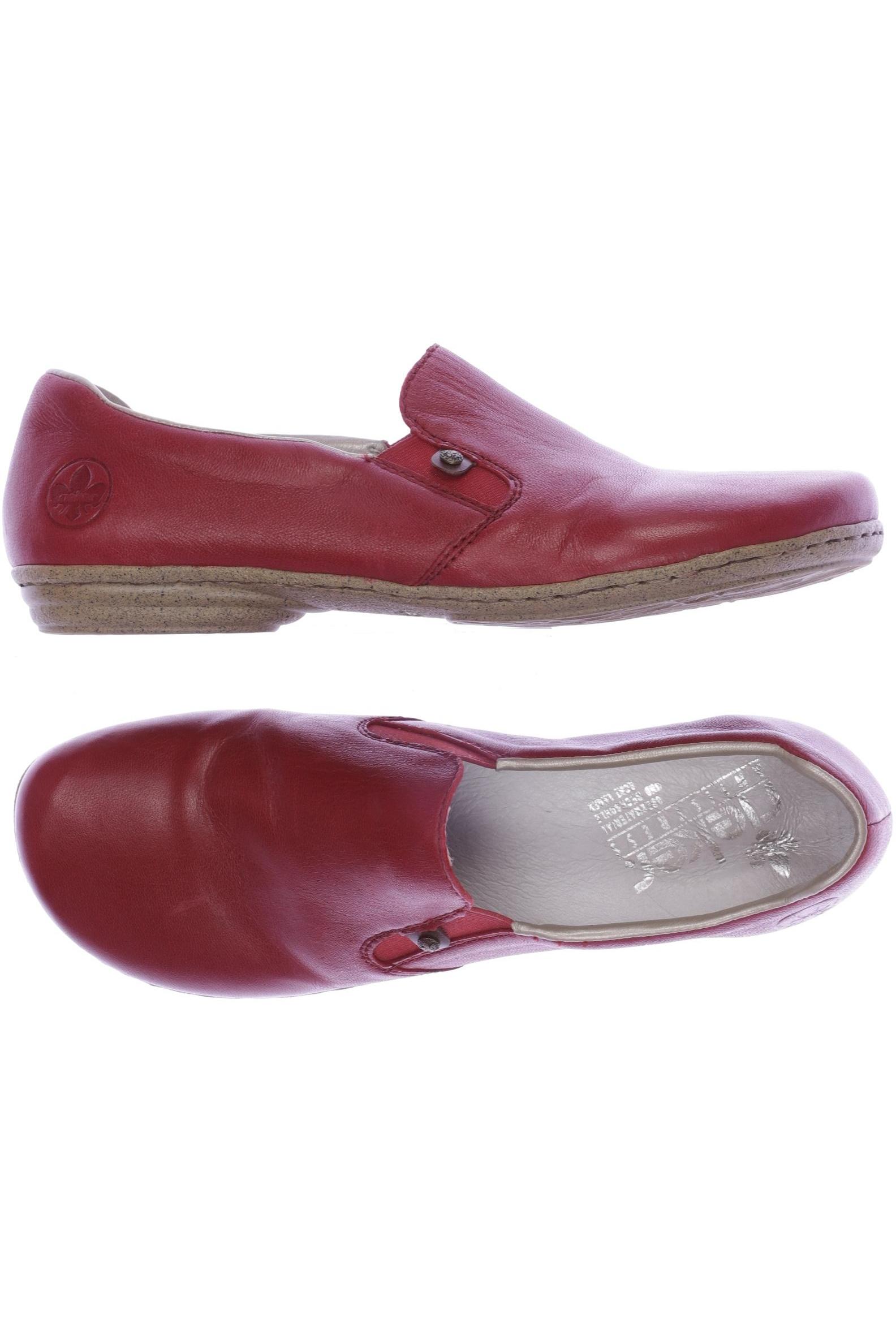 

Rieker Damen Halbschuh, rot, Gr. 40