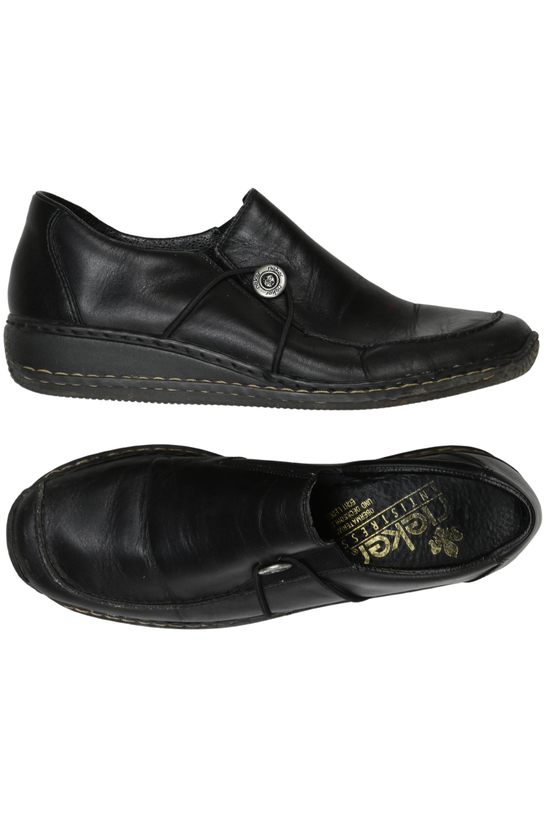 

Rieker Damen Halbschuh, schwarz, Gr. 38