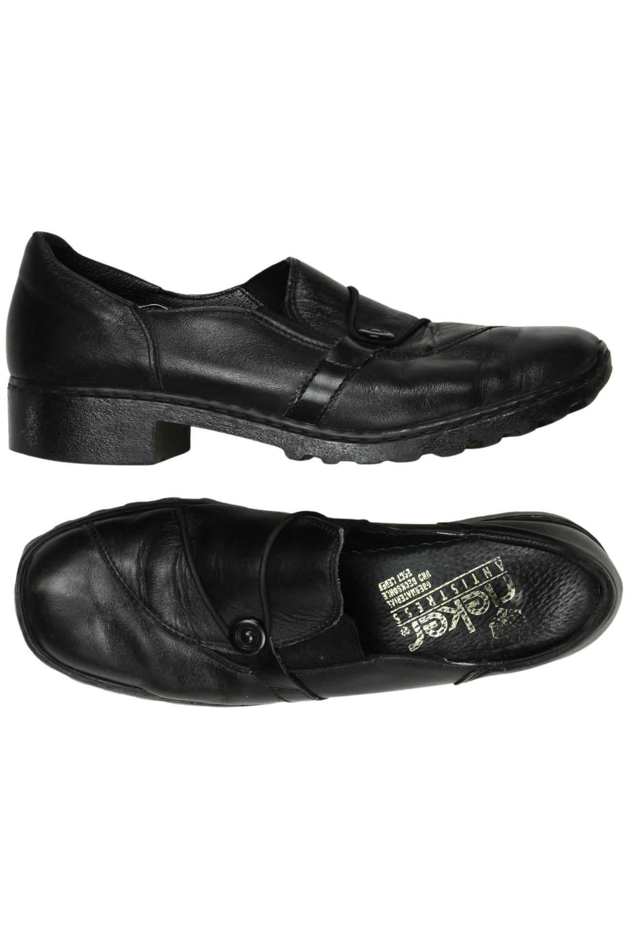 

Rieker Damen Halbschuh, schwarz, Gr. 39