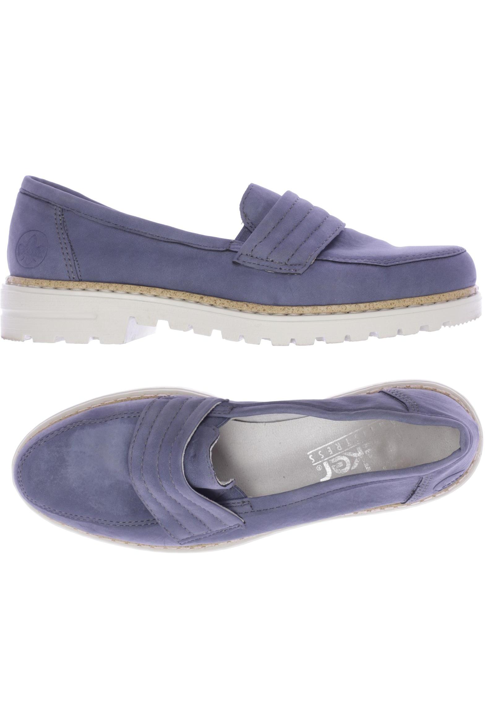 

Rieker Damen Halbschuh, blau, Gr. 38