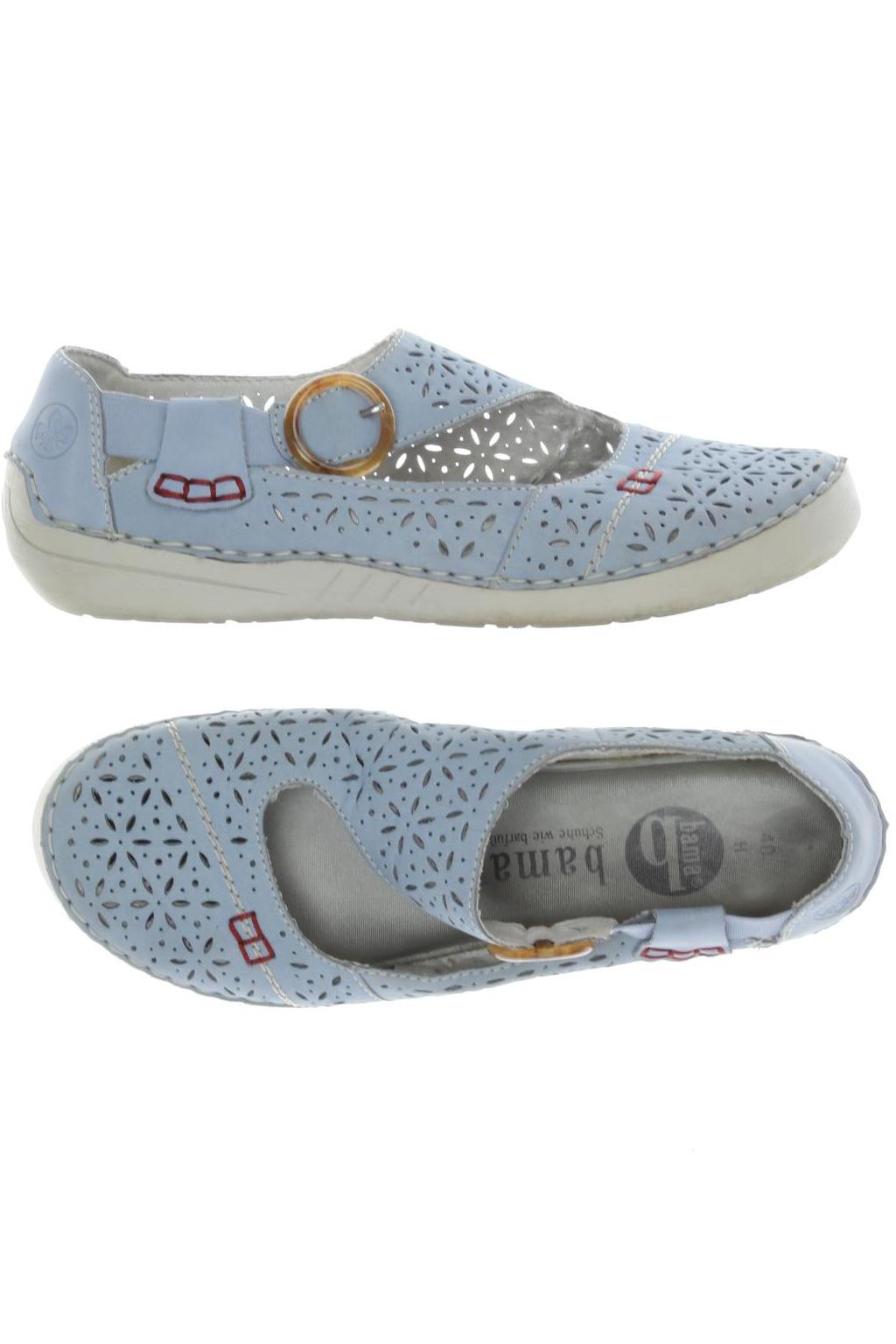 

Rieker Damen Halbschuh, hellblau, Gr. 40