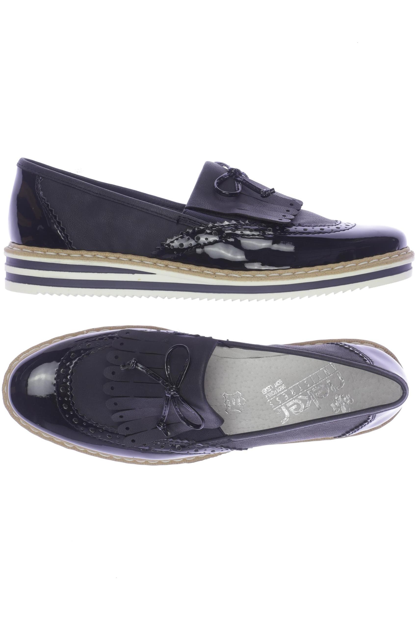 

Rieker Damen Halbschuh, marineblau, Gr. 40