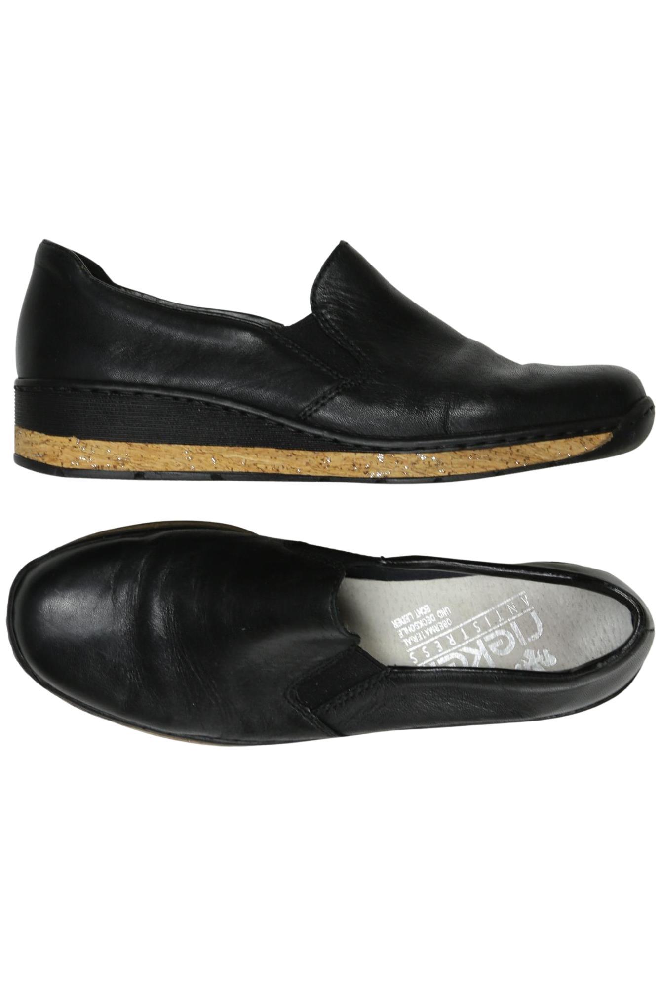 

Rieker Damen Halbschuh, schwarz, Gr. 38