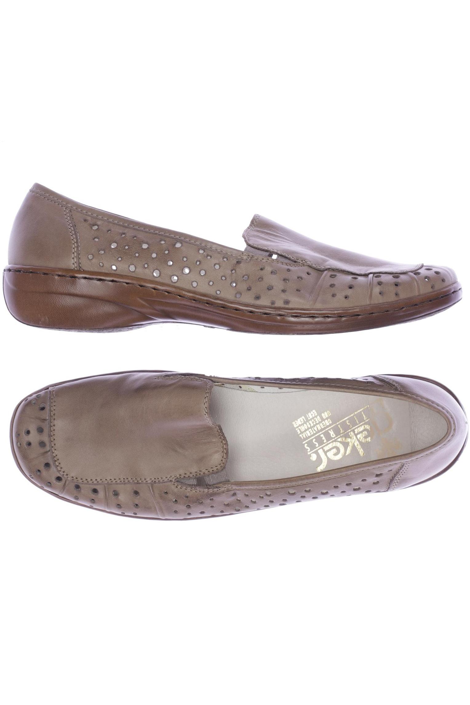 

Rieker Damen Halbschuh, beige, Gr. 39