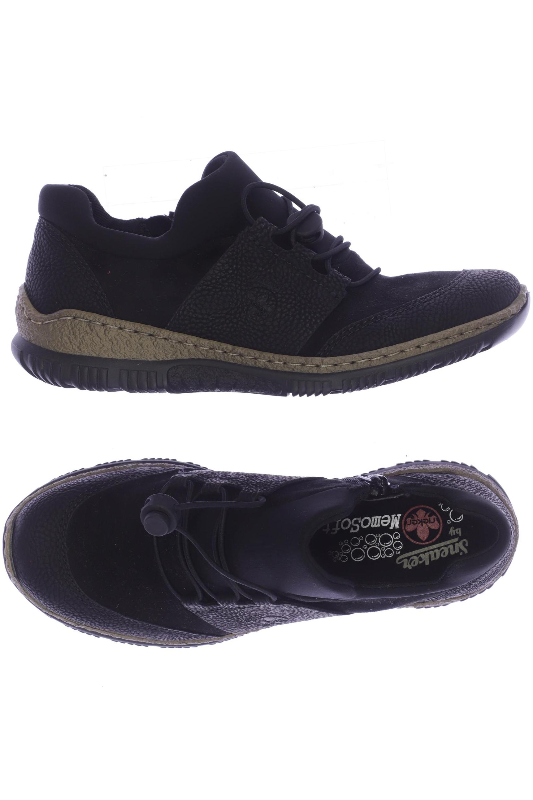 

Rieker Damen Halbschuh, schwarz, Gr. 38