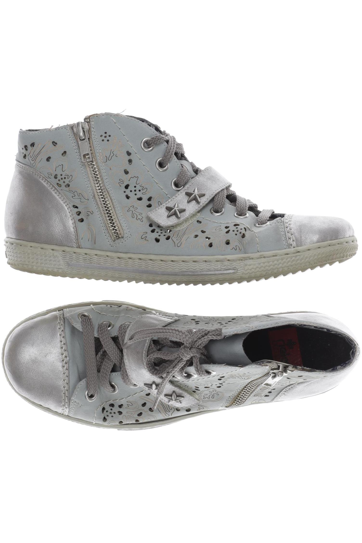 

Rieker Damen Halbschuh, hellblau, Gr. 37