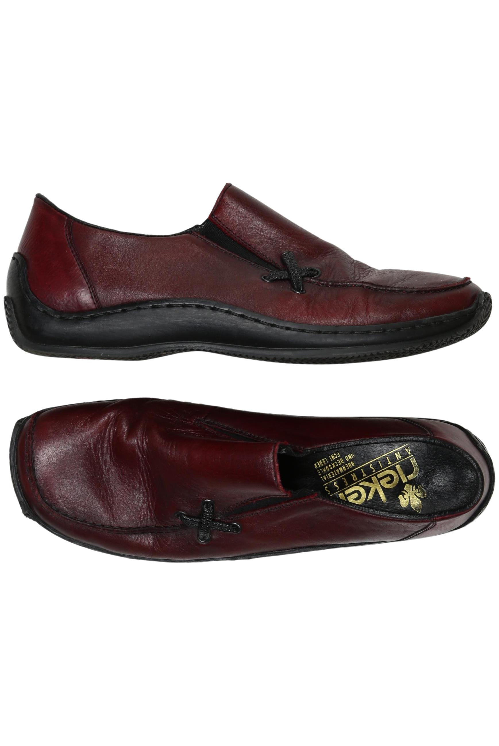 

Rieker Damen Halbschuh, rot, Gr. 39