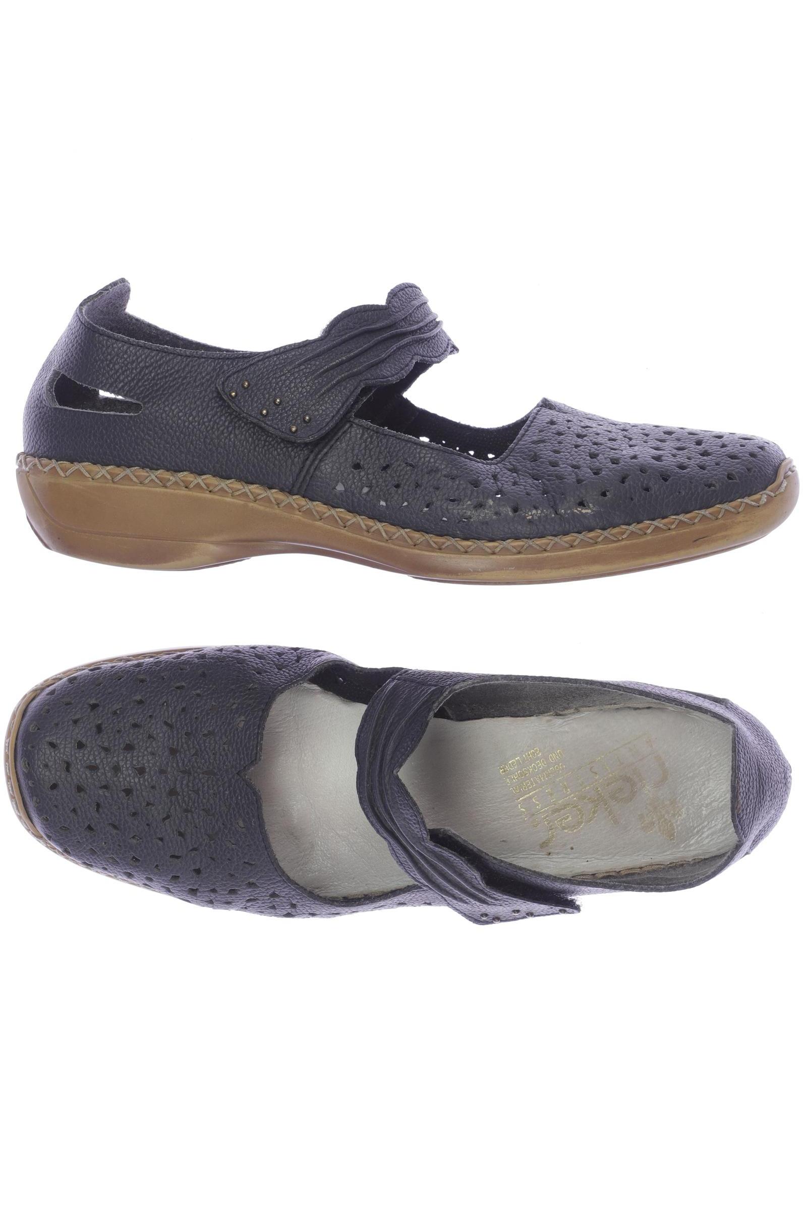 

Rieker Damen Halbschuh, blau, Gr. 41