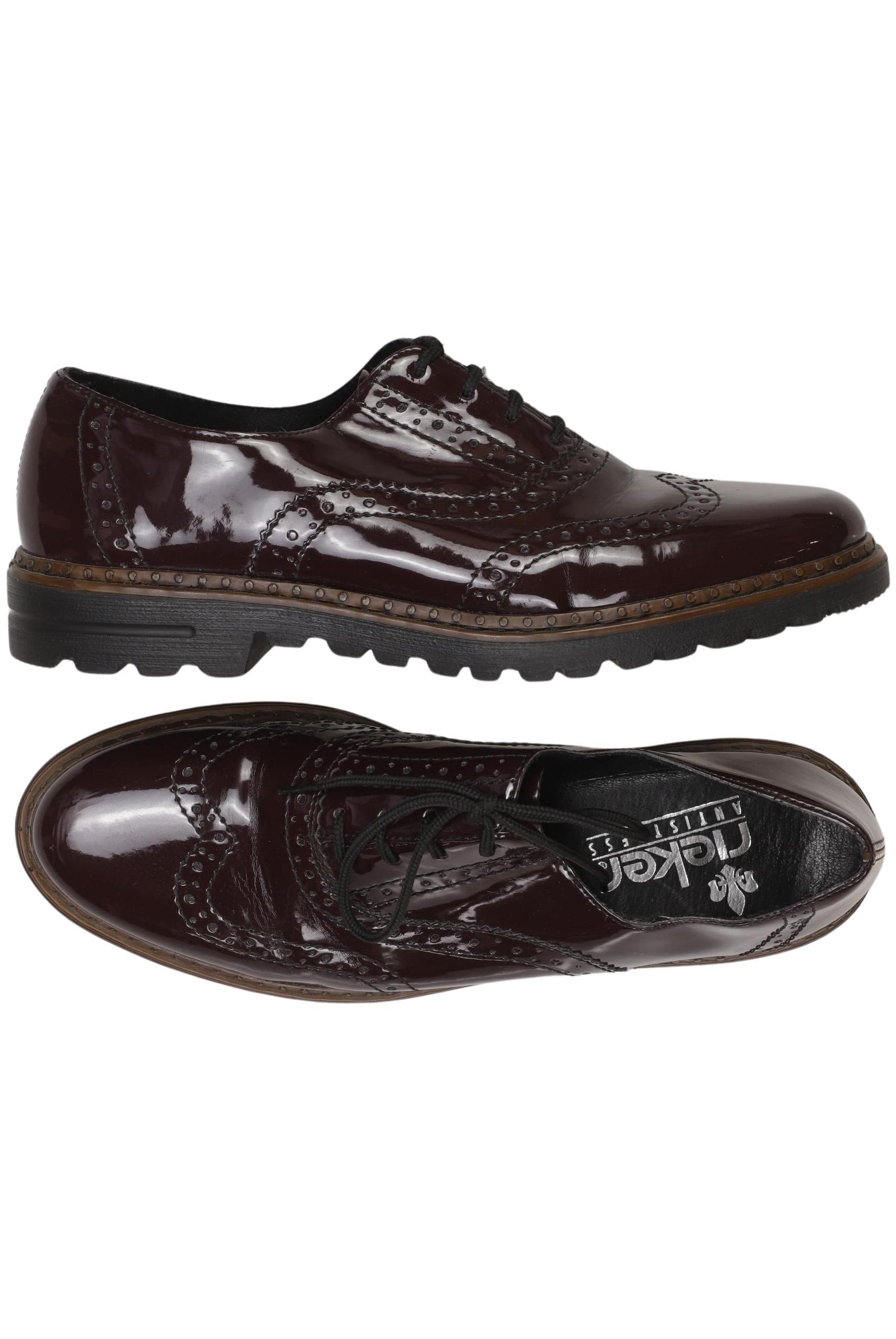 

Rieker Damen Halbschuh, bordeaux, Gr. 41