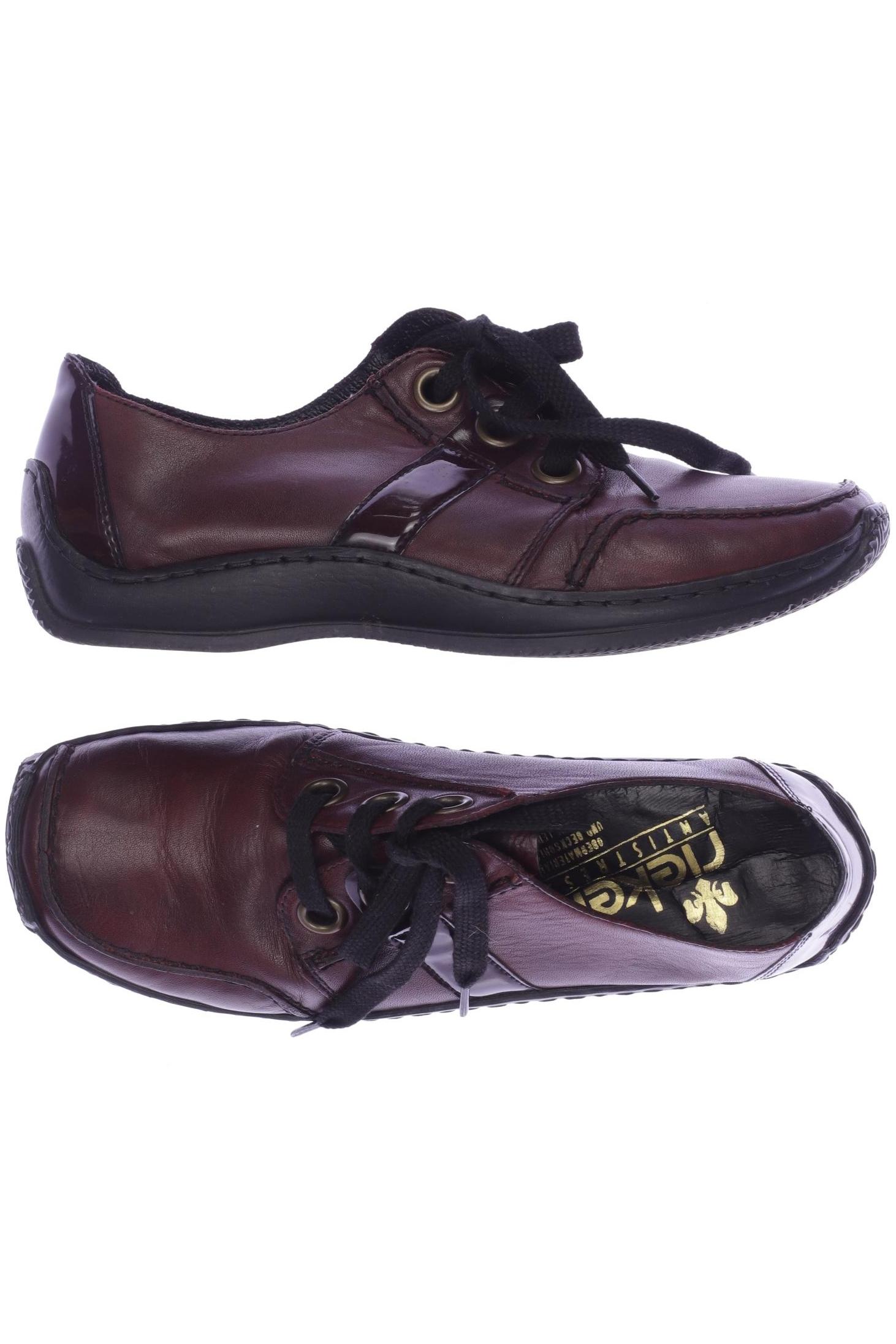 

Rieker Damen Halbschuh, bordeaux, Gr. 38