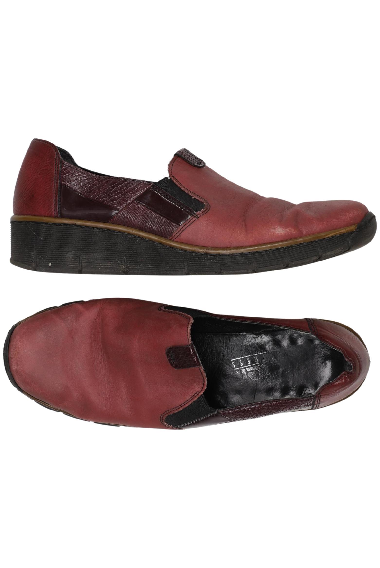 

Rieker Damen Halbschuh, rot, Gr. 40