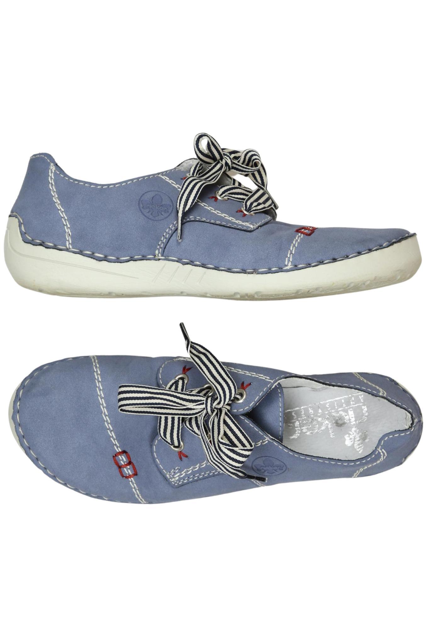 

Rieker Damen Halbschuh, hellblau, Gr. 38