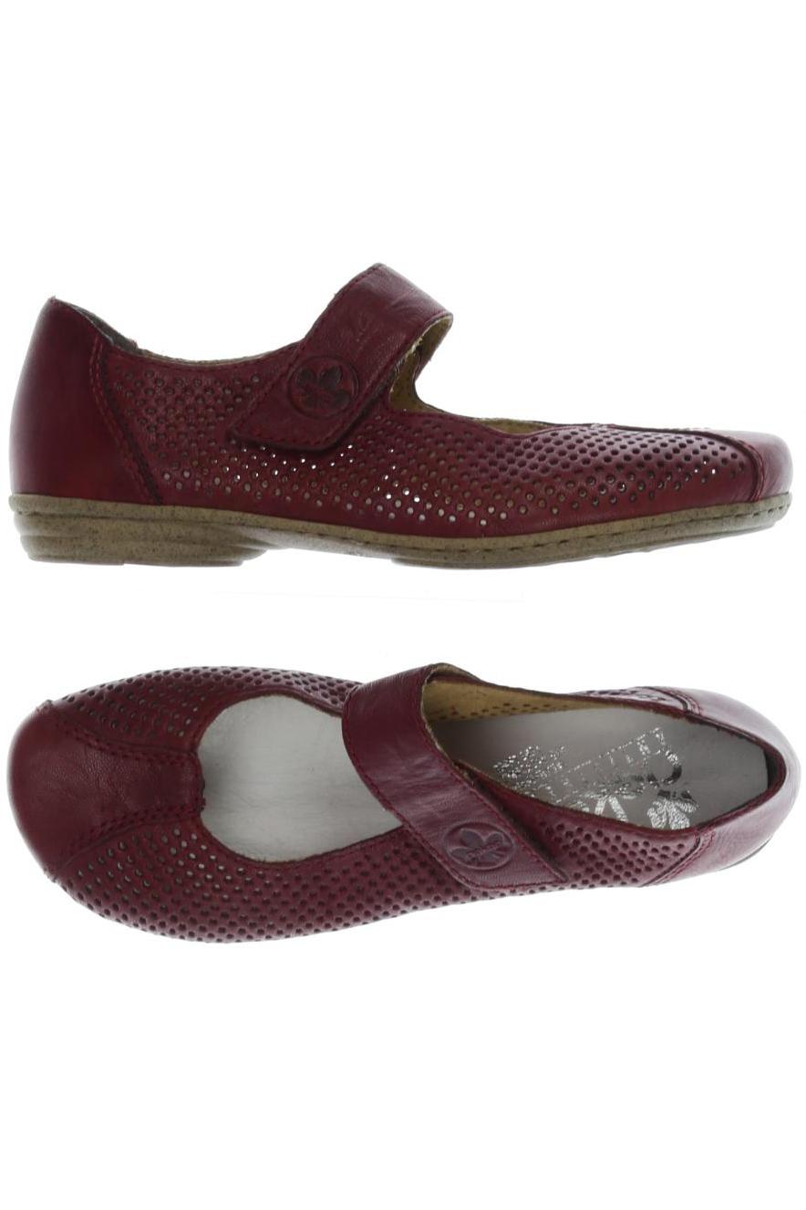 

Rieker Damen Halbschuh, bordeaux, Gr. 37