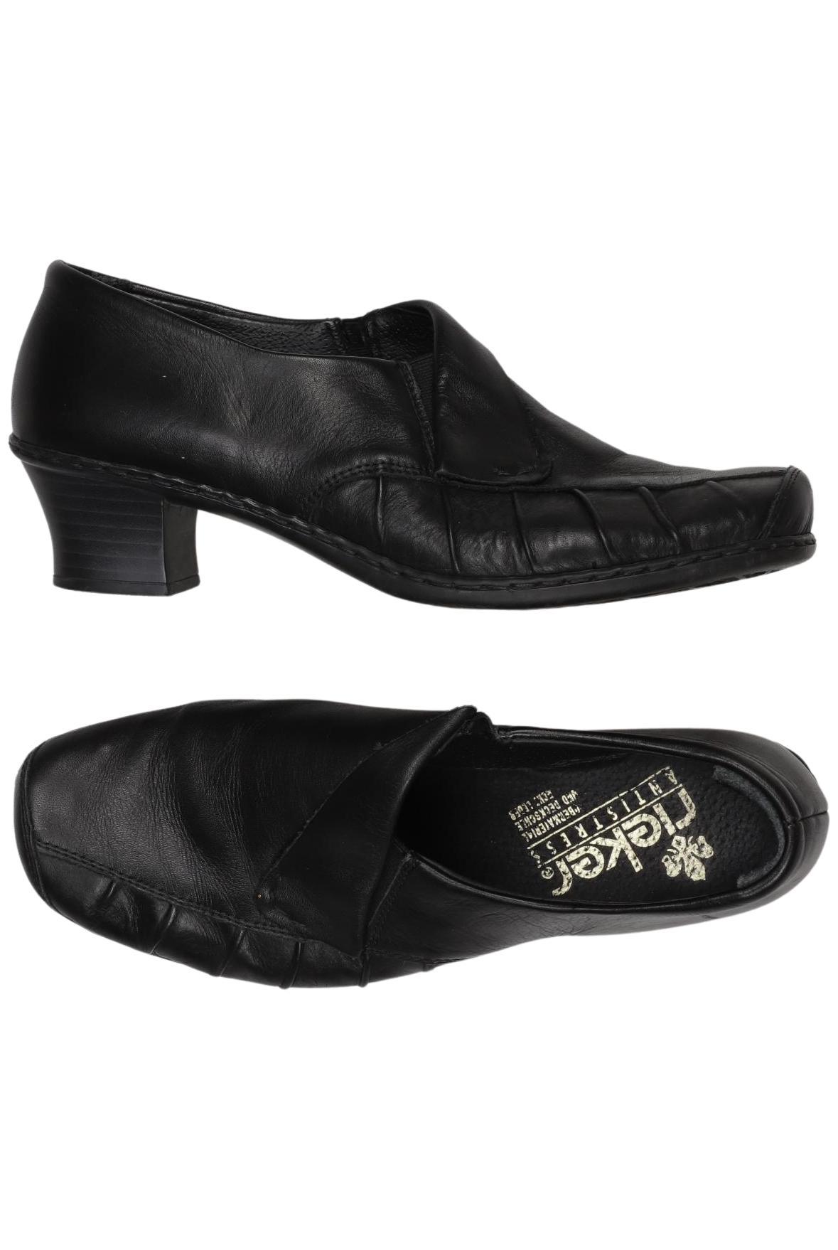 

Rieker Damen Halbschuh, schwarz, Gr. 39