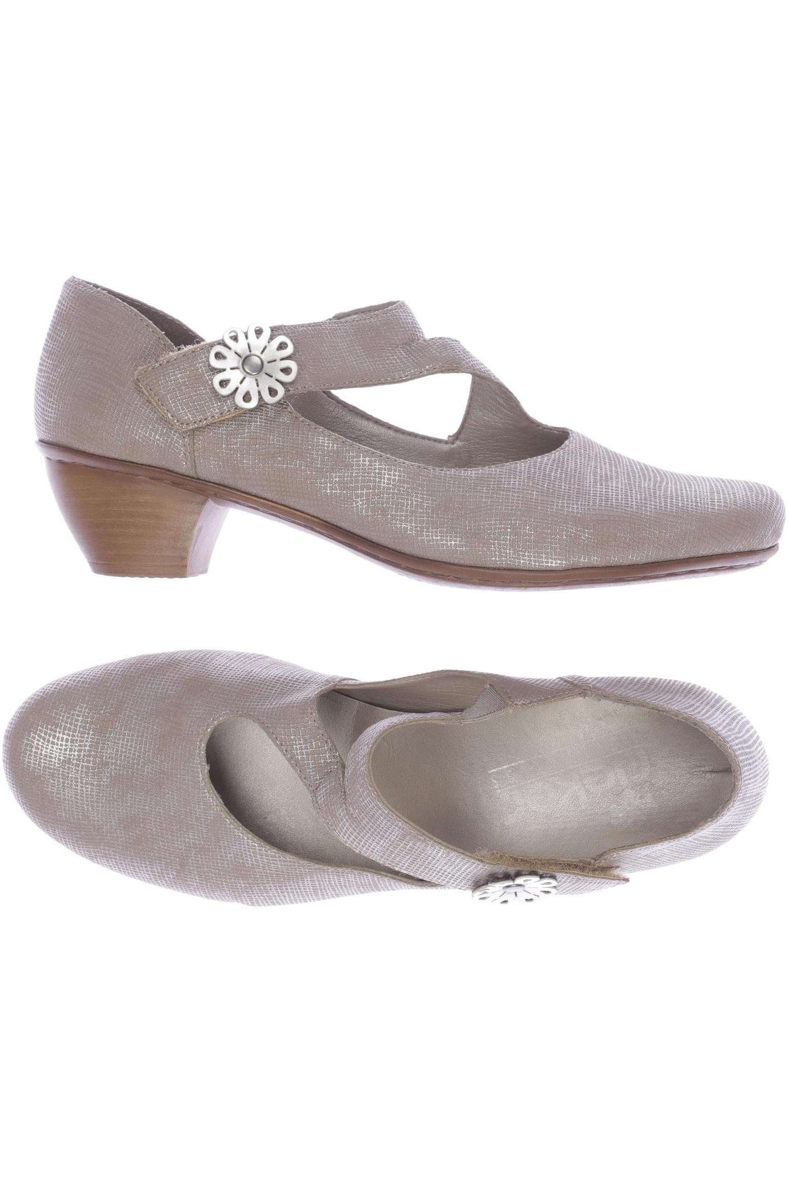 

Rieker Damen Halbschuh, beige, Gr. 39
