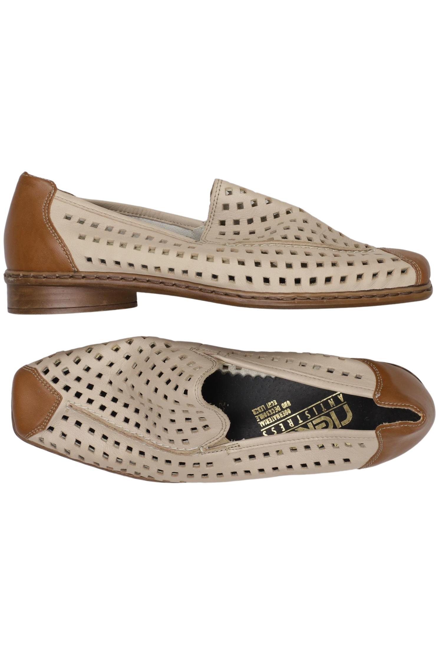 

Rieker Damen Halbschuh, beige, Gr. 37