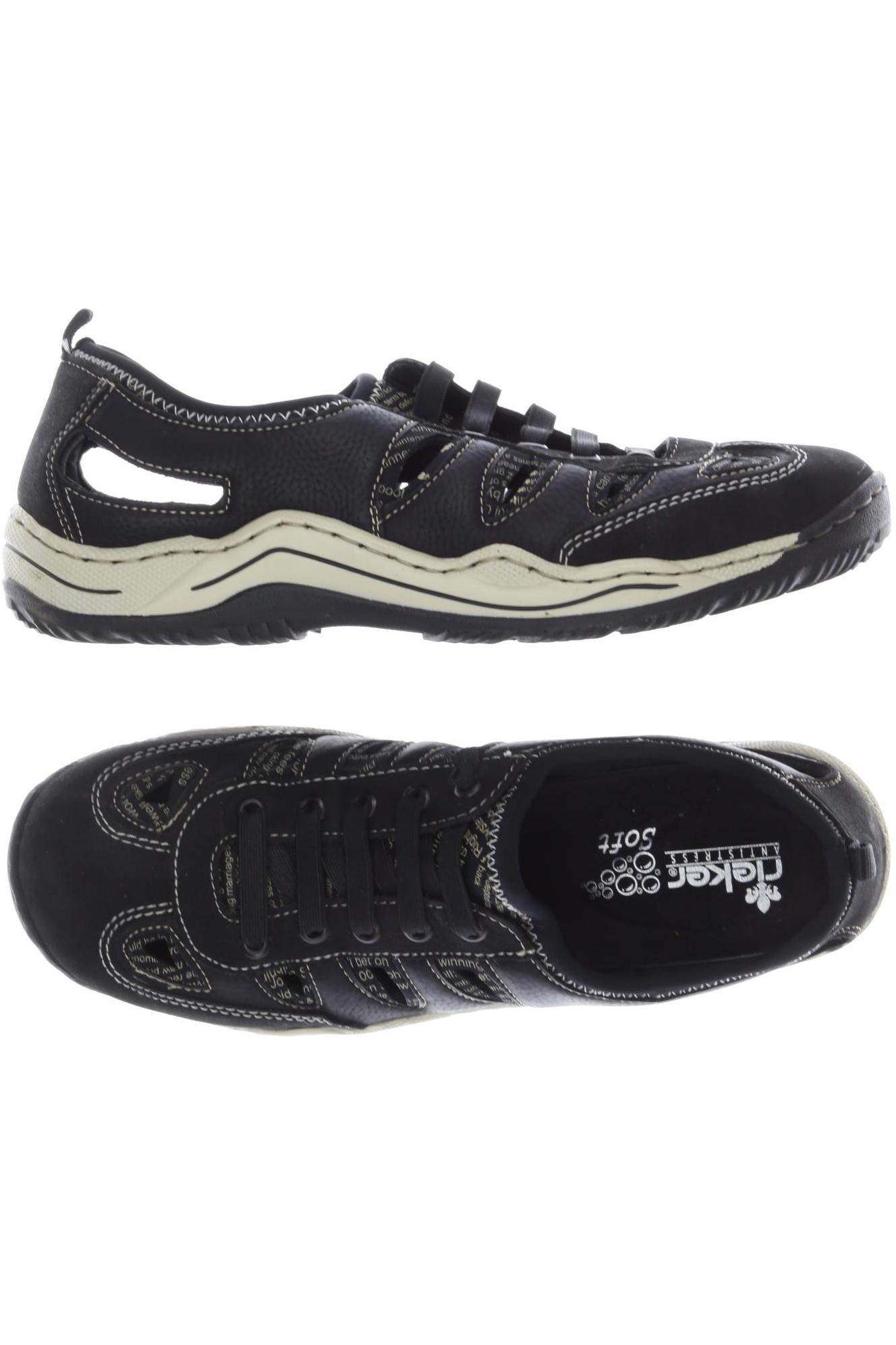 

Rieker Damen Halbschuh, schwarz, Gr. 41