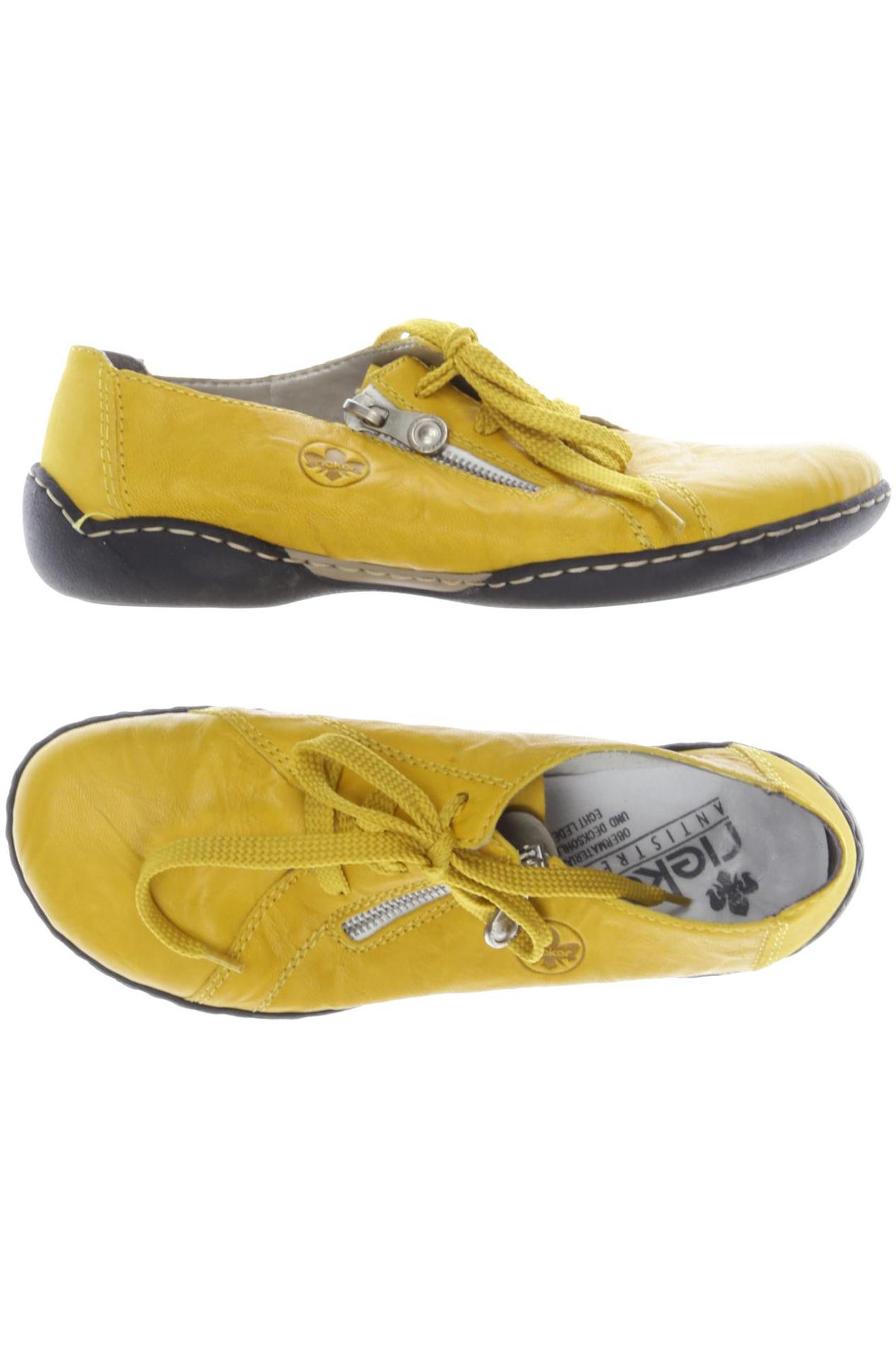 

Rieker Damen Halbschuh, gelb, Gr. 39