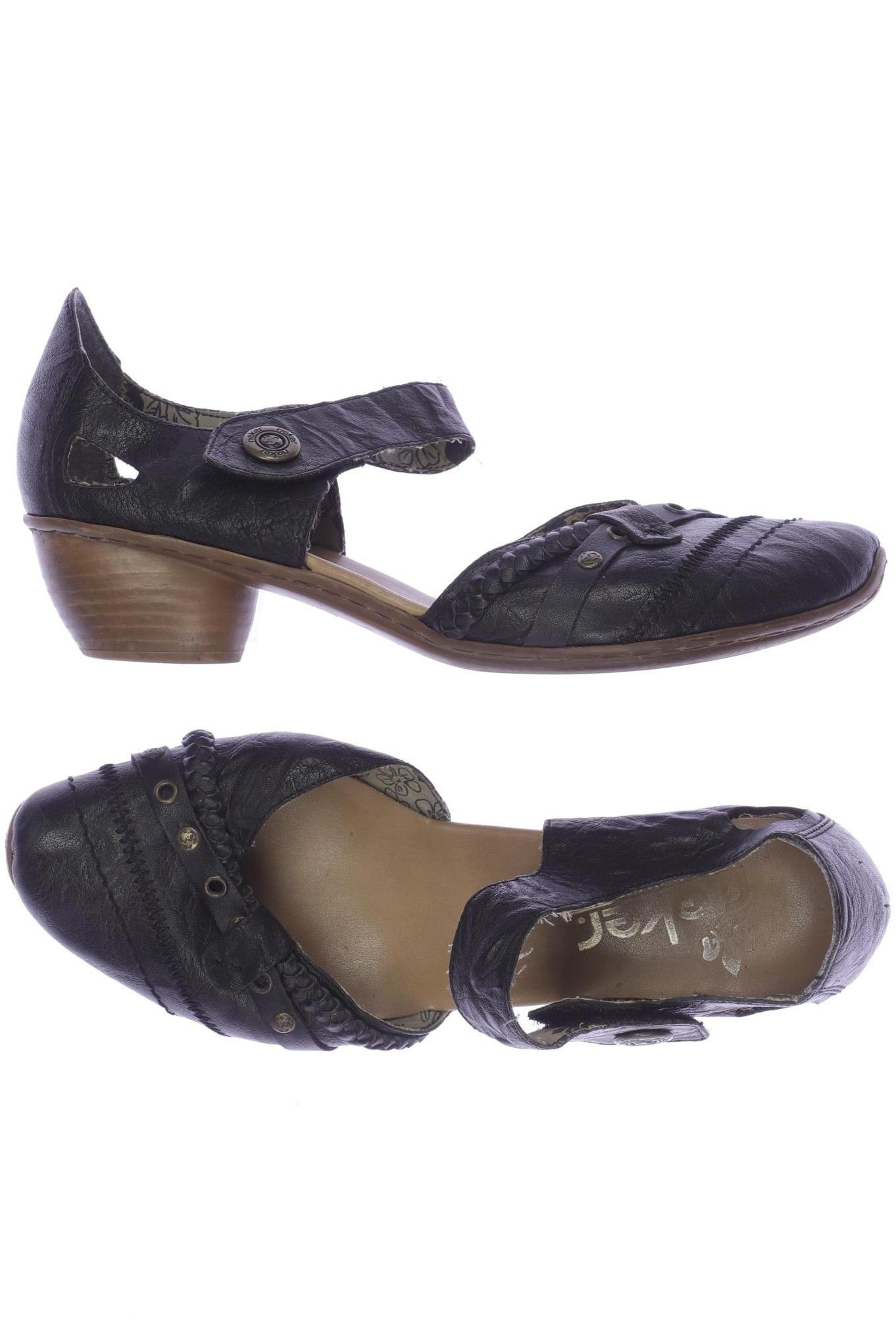 

Rieker Damen Pumps, schwarz, Gr. 38