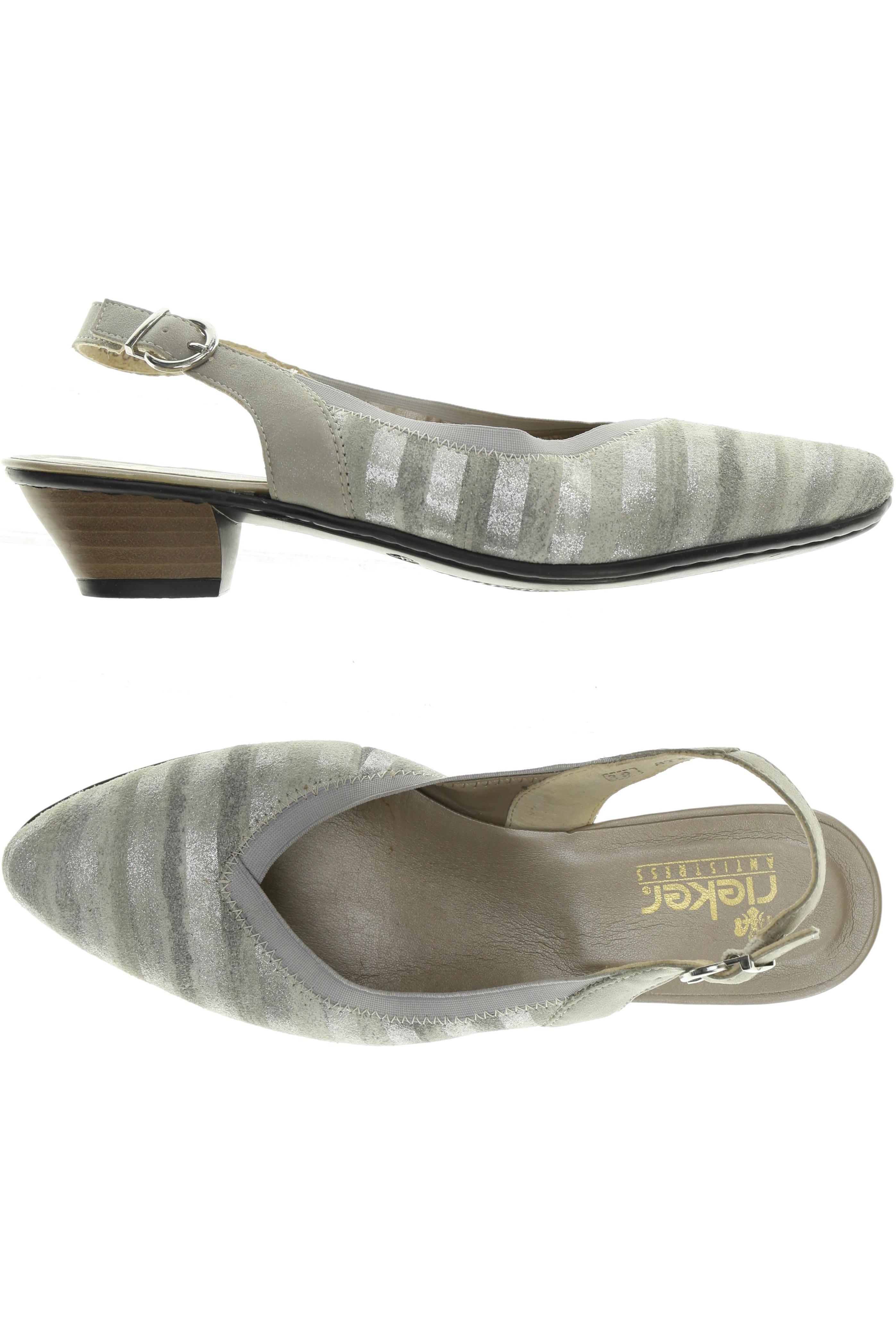 

Rieker Damen Sandale, grau, Gr. 38