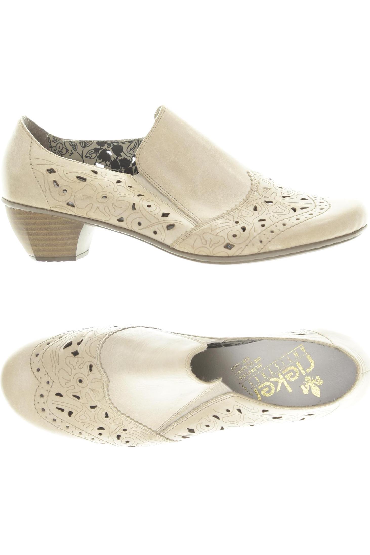 

Rieker Damen Pumps, beige, Gr. 40