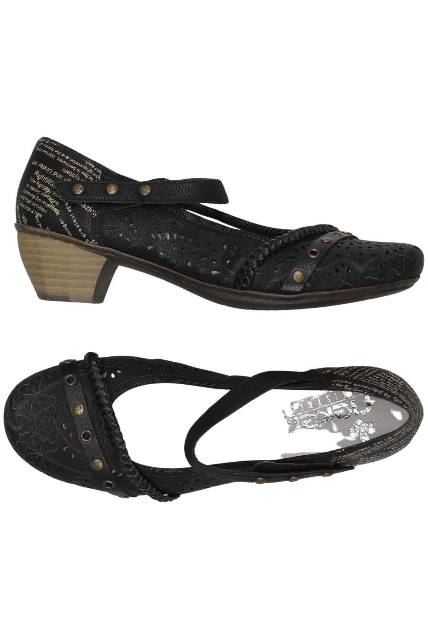 

Rieker Damen Pumps, schwarz, Gr. 38